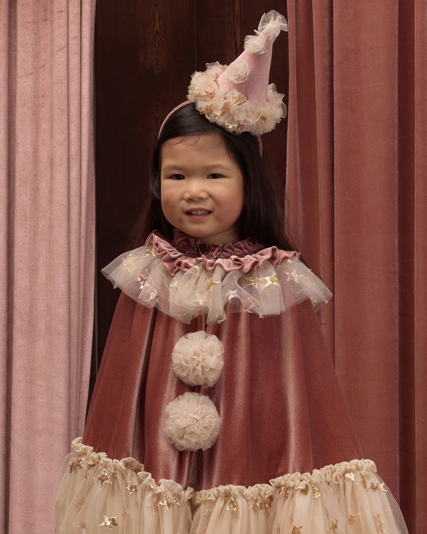 Clown Cape Spice - Rylee + Cru | Kids Clothes | Trendy Baby Clothes | Modern Infant Outfits |