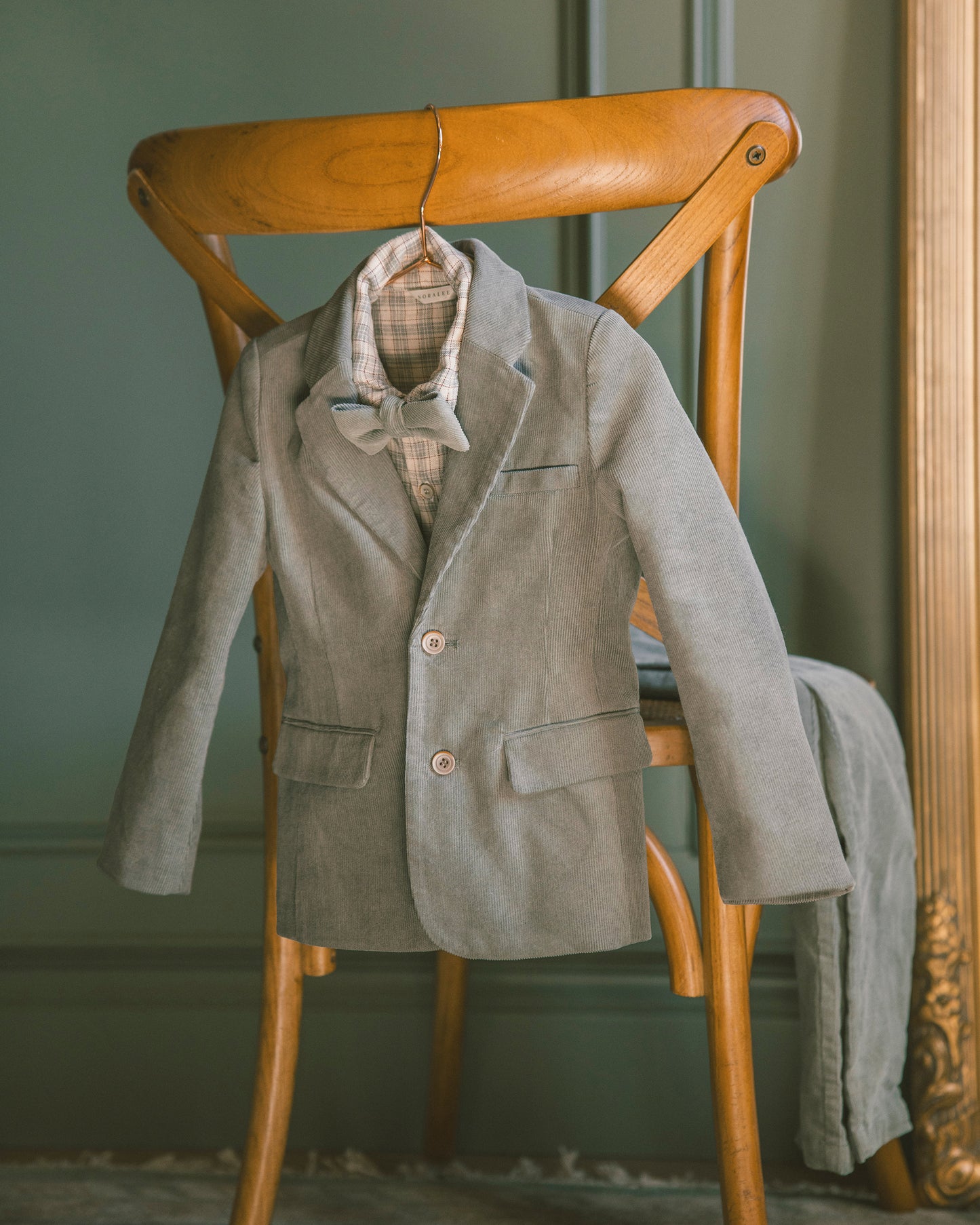 Suspender Pant Eucalyptus