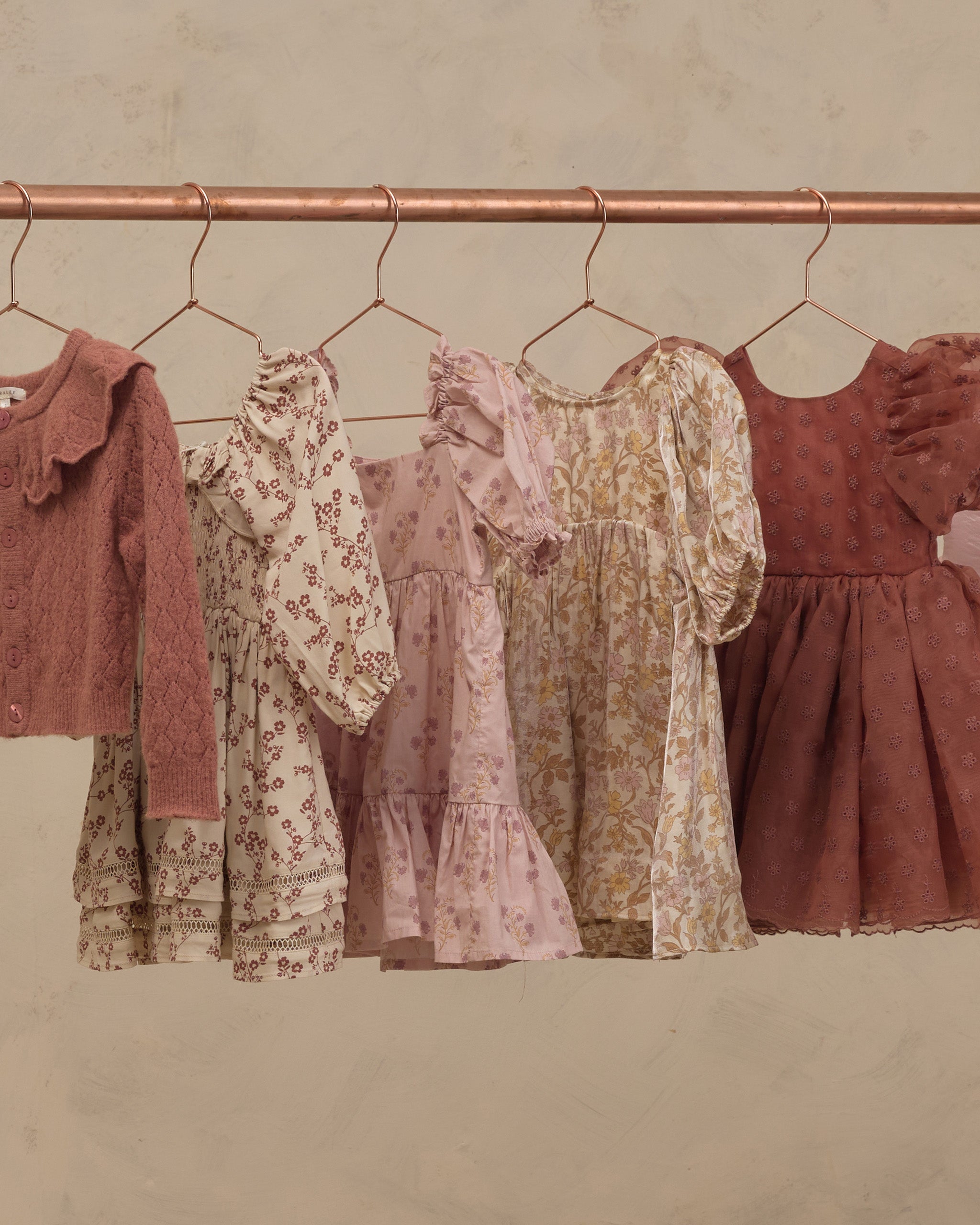 Elodie Dress Floral Toile