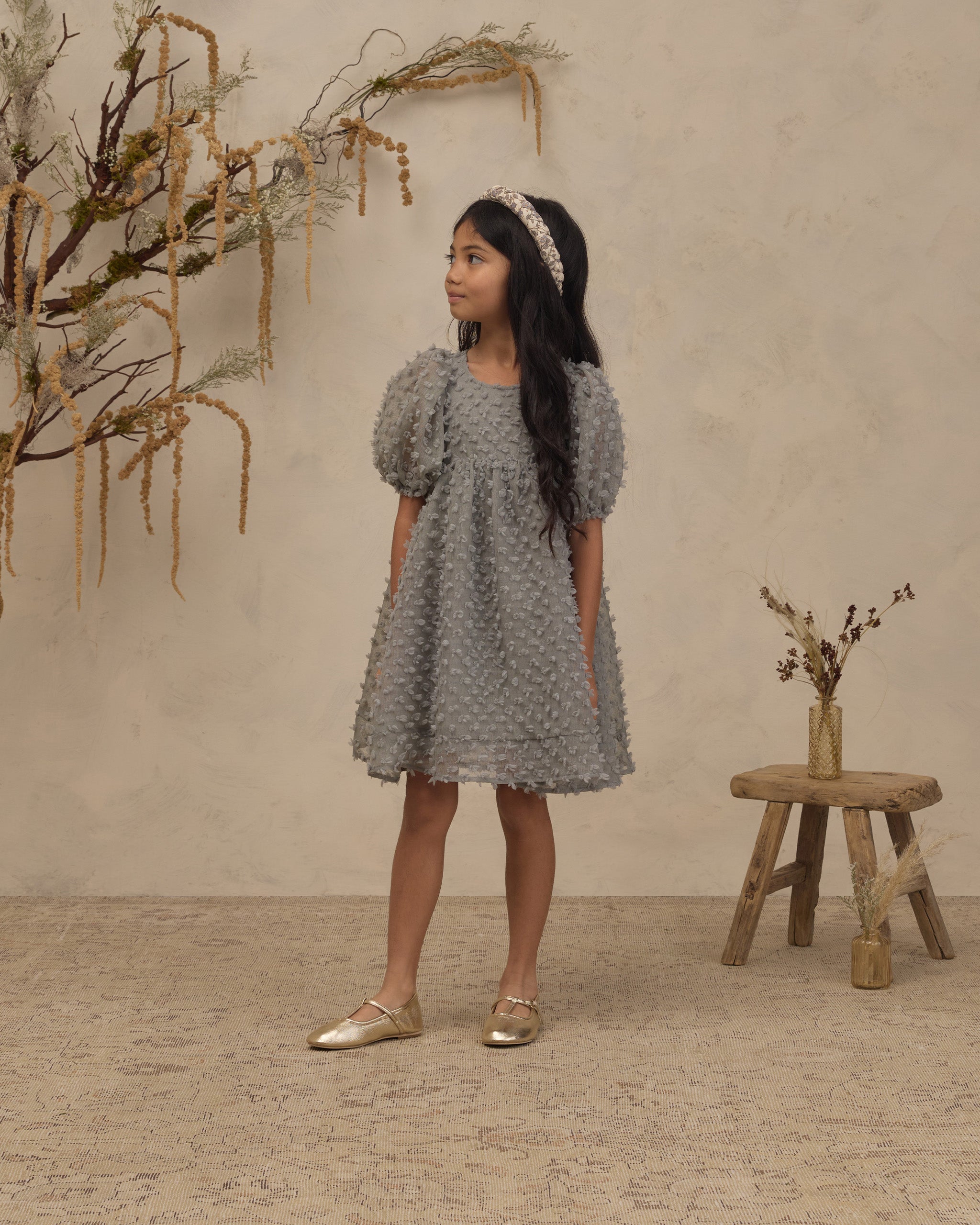 Luna Dress Eucalyptus