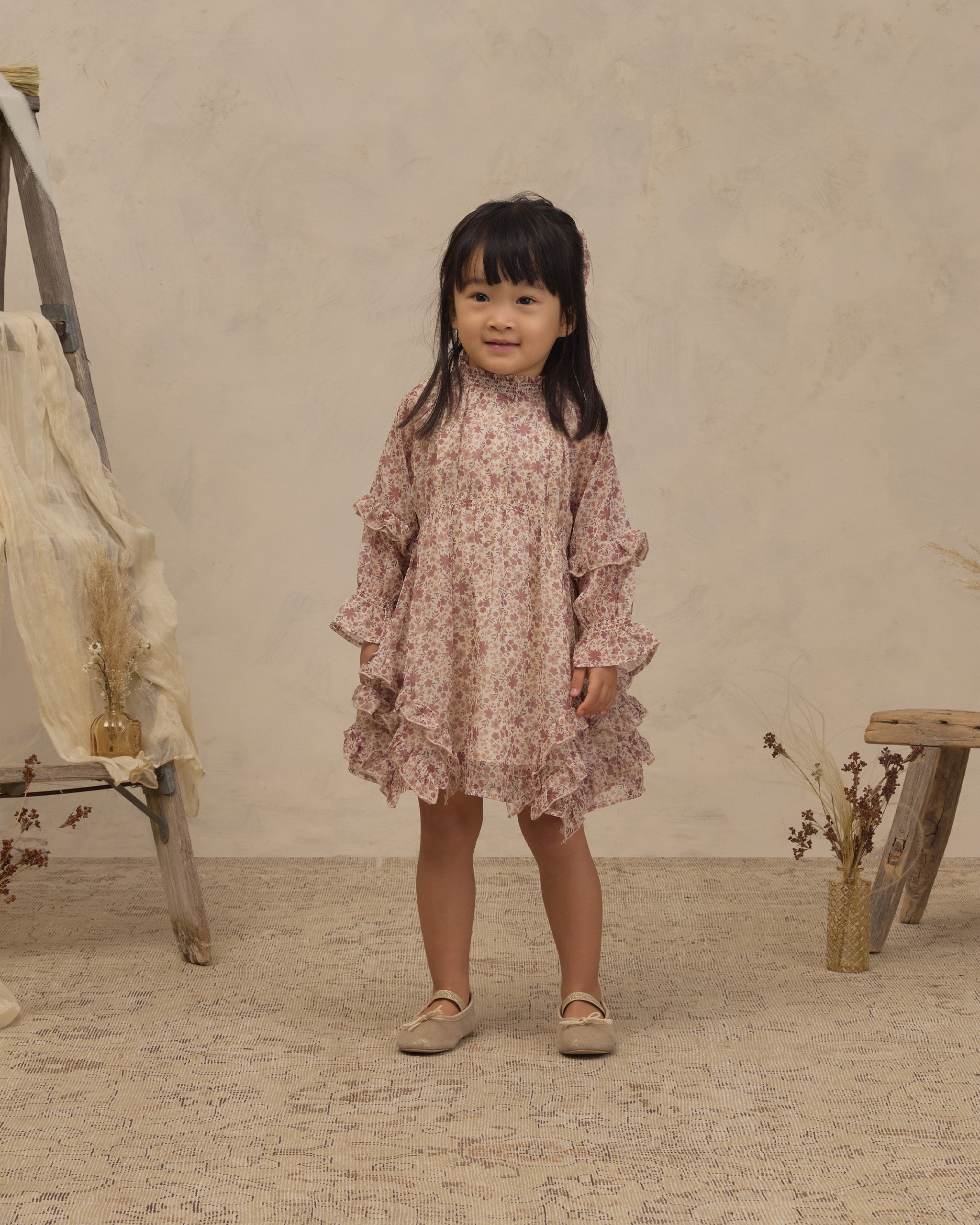 Mirabelle Dress Harvest Bloom - Rylee + Cru | Kids Clothes | Trendy Baby Clothes | Modern Infant Outfits |
