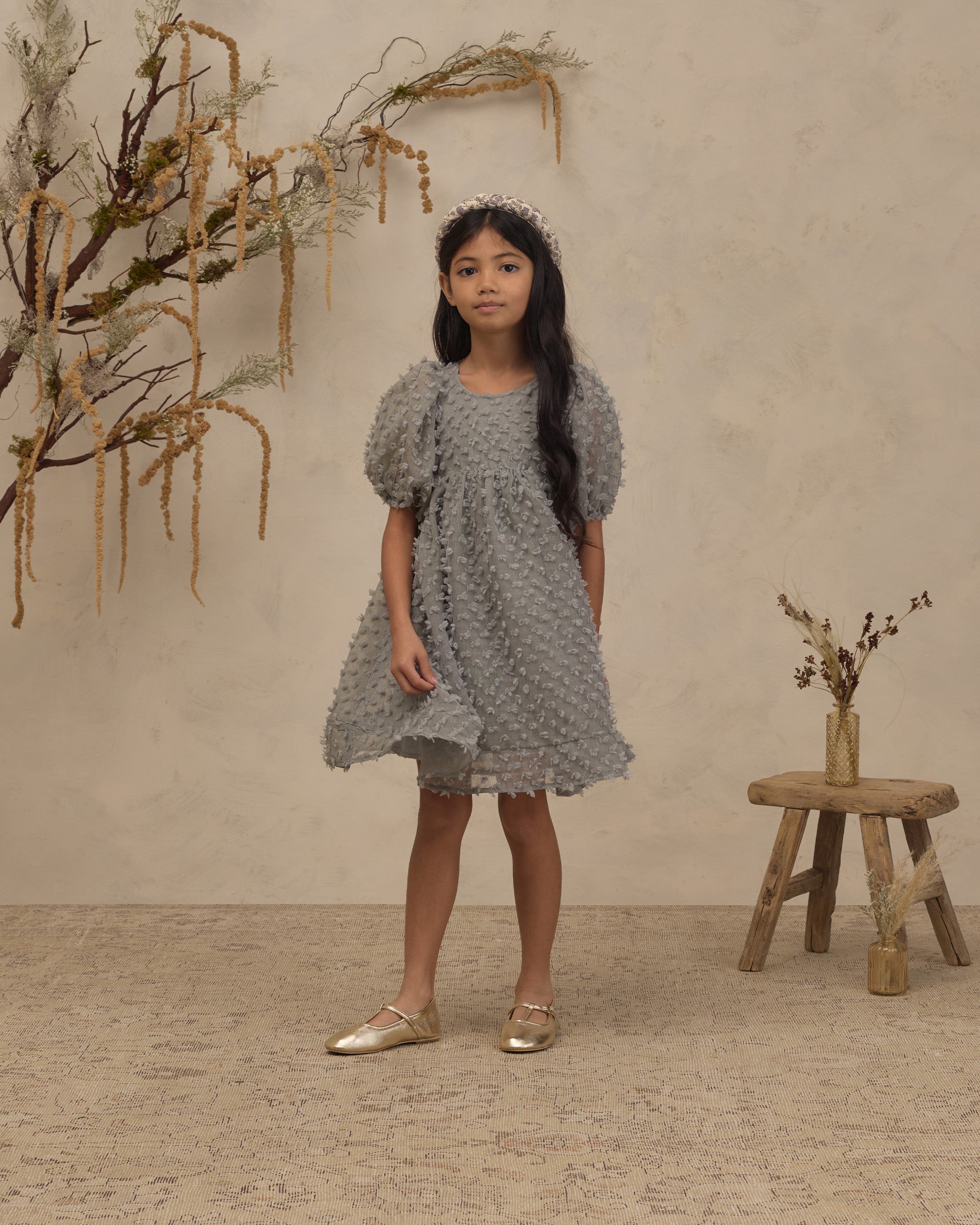 Luna Dress Eucalyptus