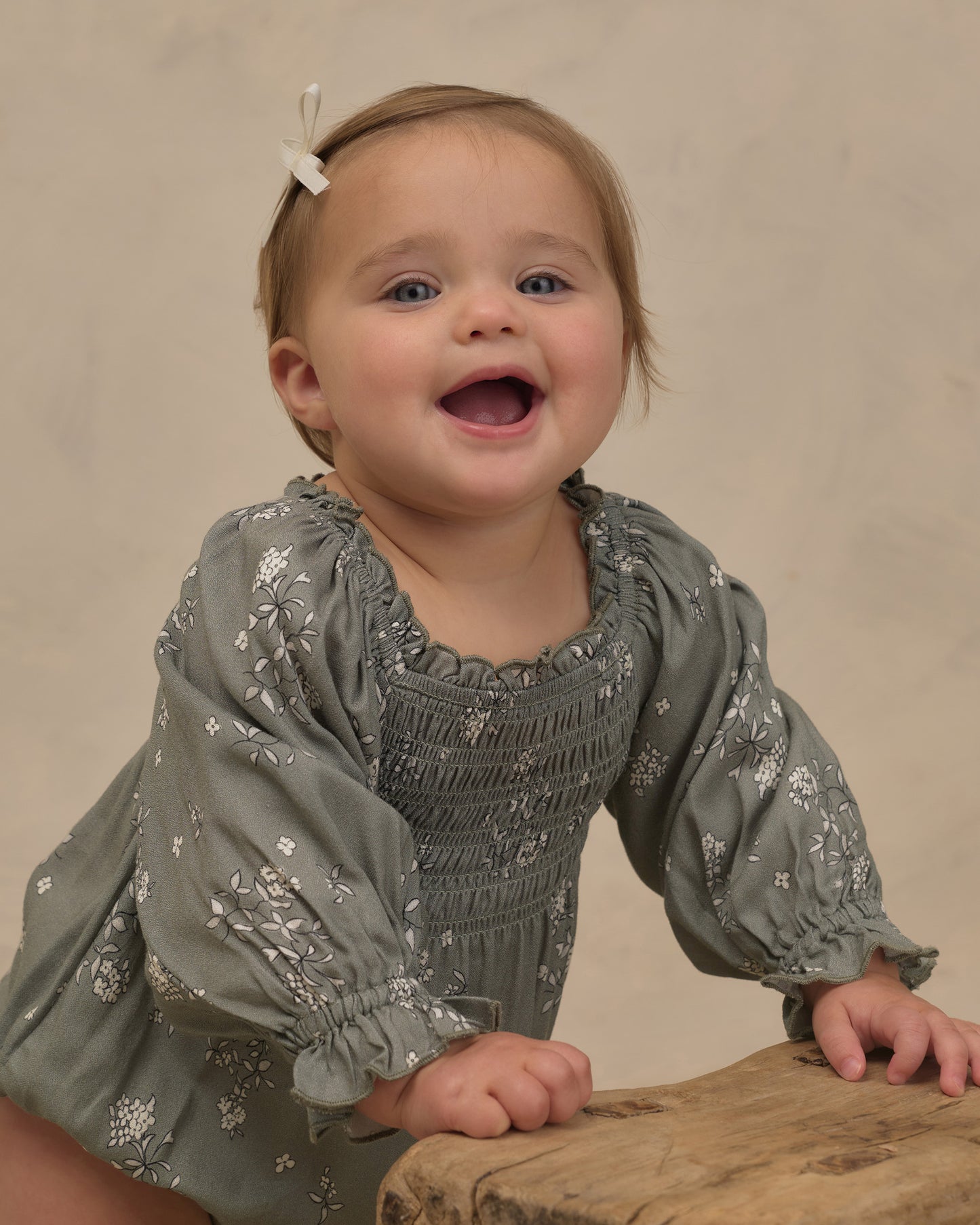 Autumn Romper Eucalyptus French Floral