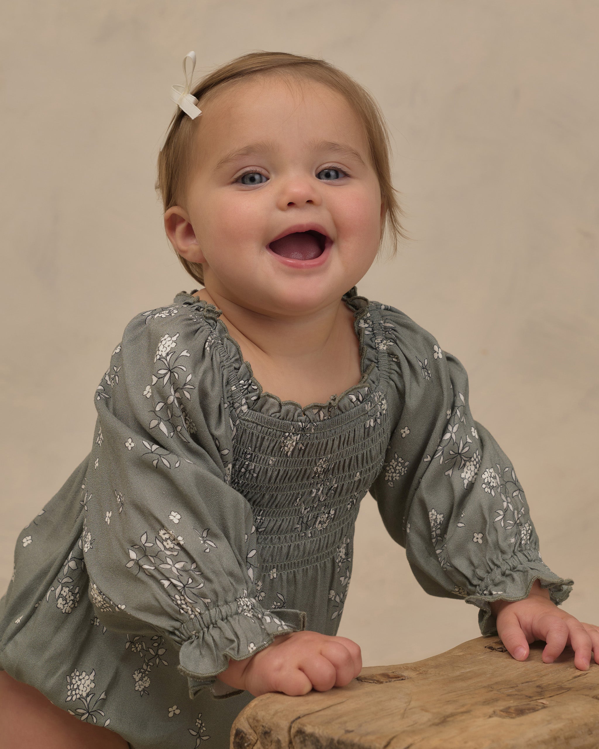 Autumn Romper Eucalyptus French Floral