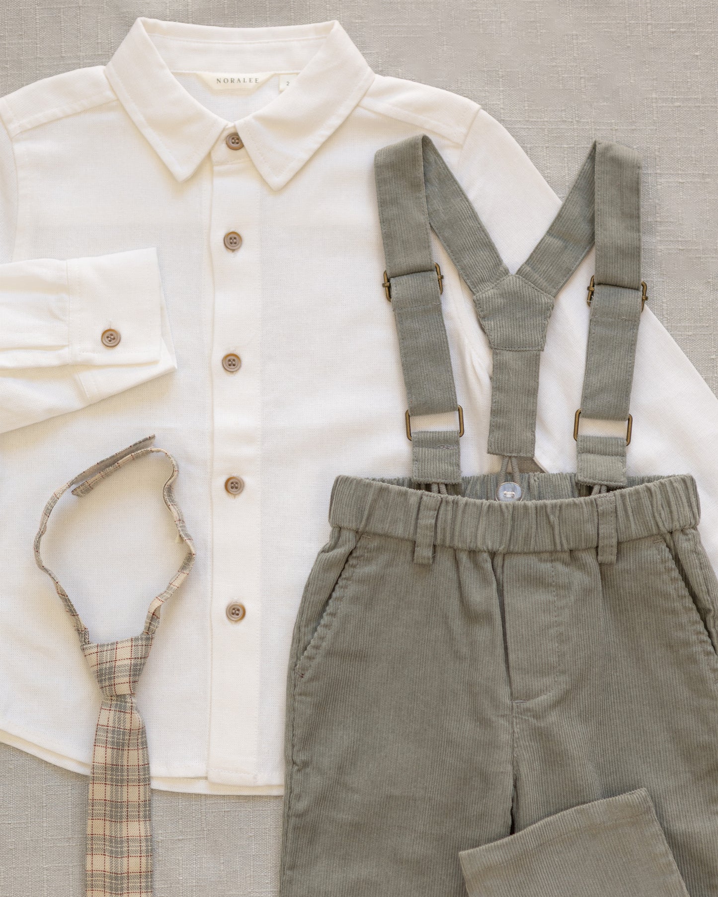 Suspender Pant Eucalyptus