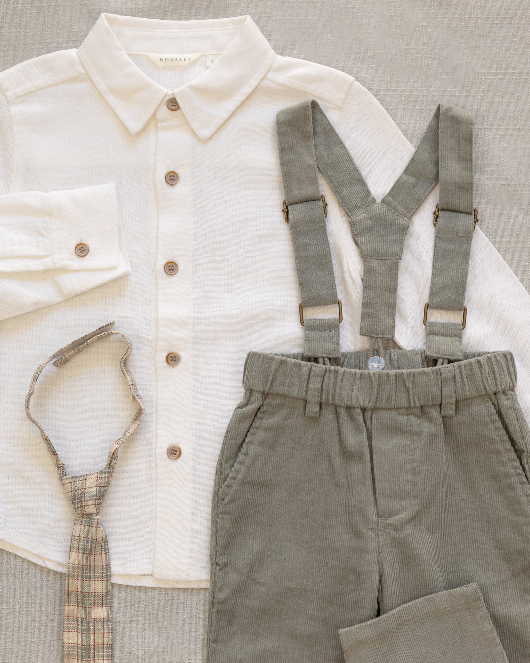 Suspender Pant Eucalyptus