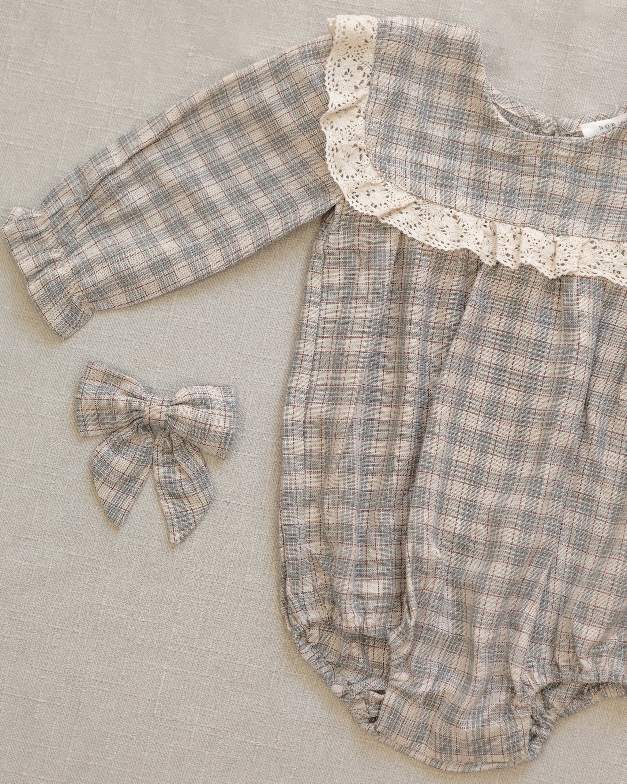 Norah Bow Fall Plaid