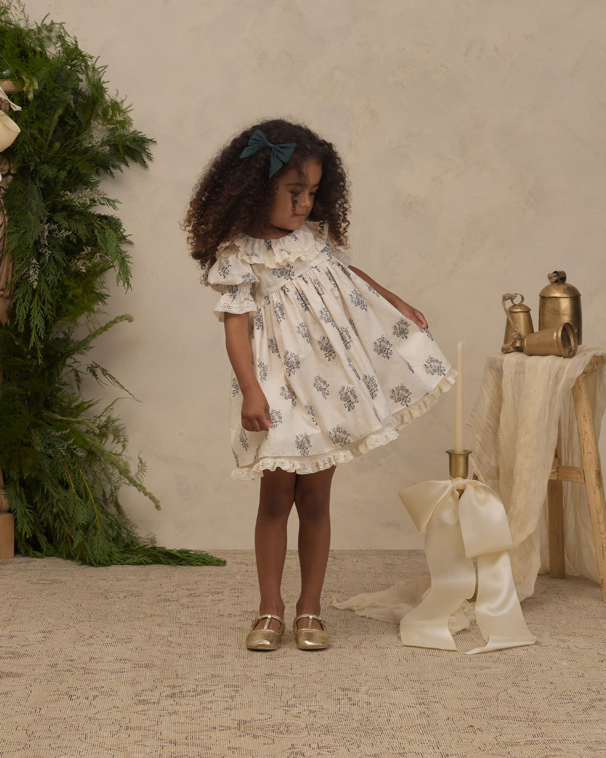 Amelia Dress Frost Bouquet