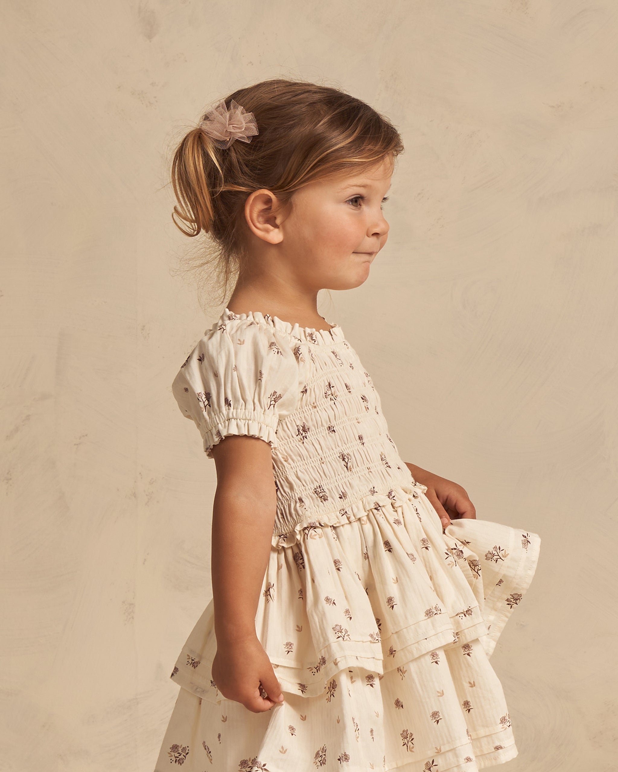 Cosette Dress || Rose Ditsy - Rylee + Cru | Kids Clothes | Trendy Baby Clothes | Modern Infant Outfits |