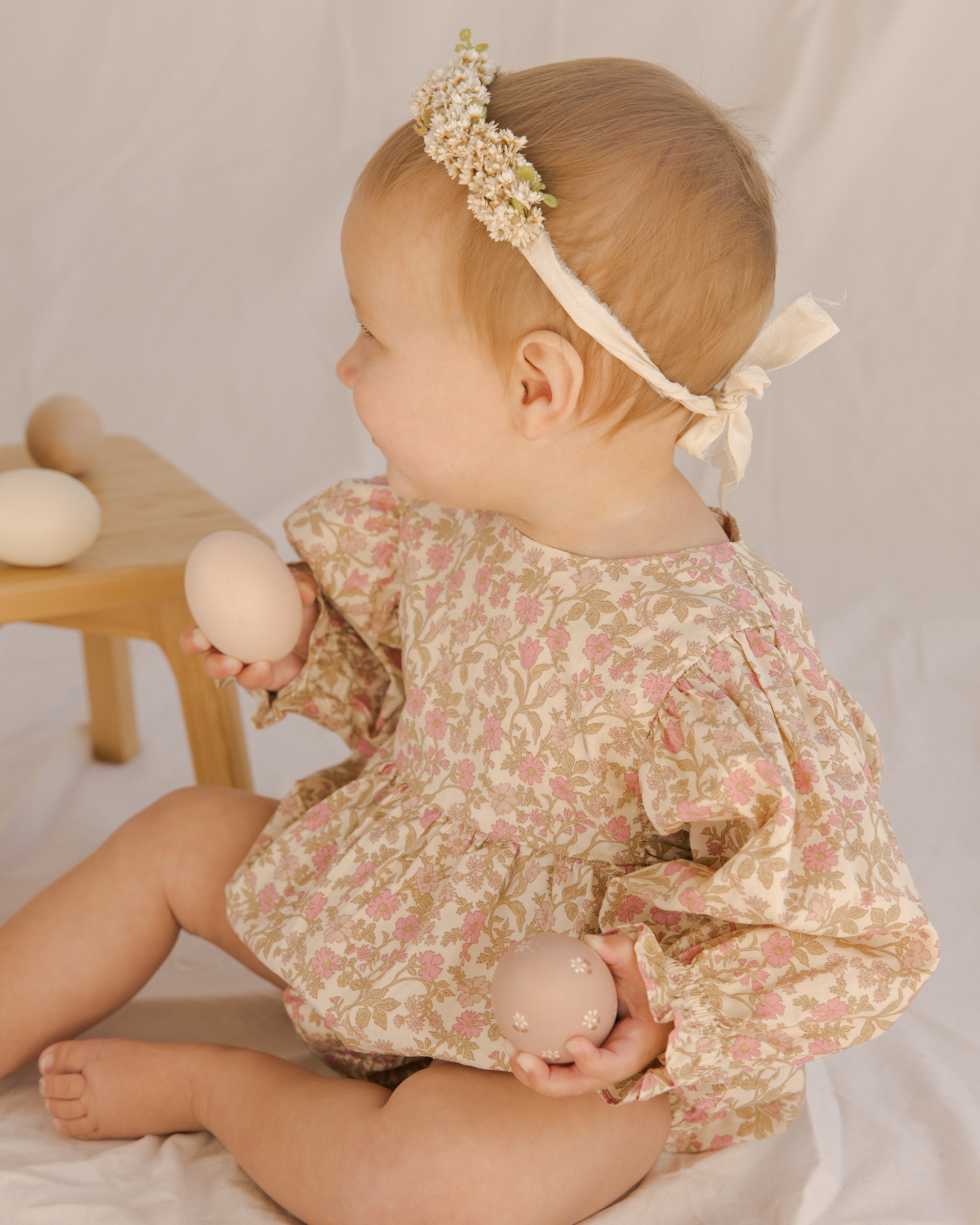 Luna Romper || Wildflowers - Rylee + Cru | Kids Clothes | Trendy Baby Clothes | Modern Infant Outfits |