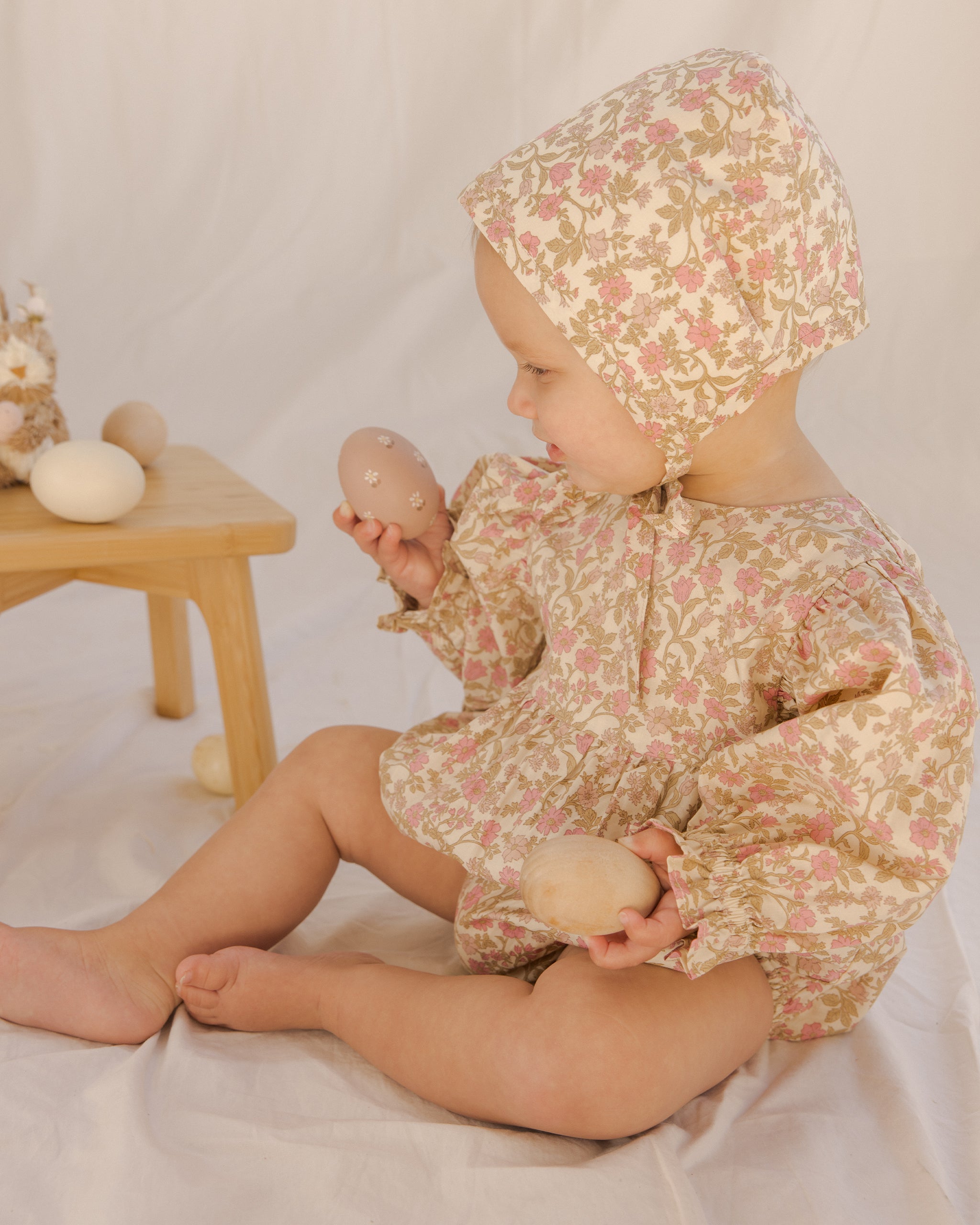 Baby Bonnet || Wildflowers - Rylee + Cru | Kids Clothes | Trendy Baby Clothes | Modern Infant Outfits |