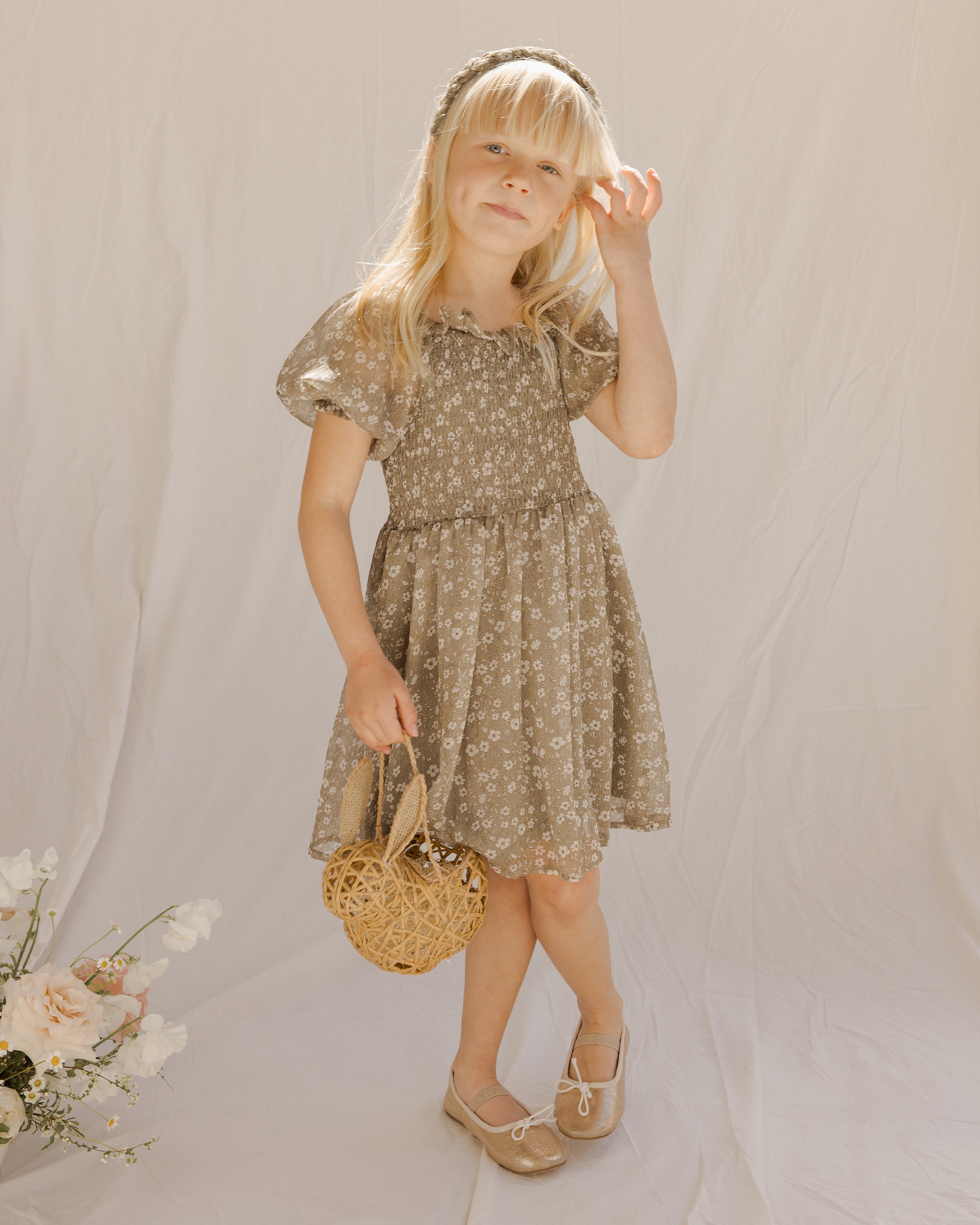 Millie Dress || Cypress Floral - Rylee + Cru | Kids Clothes | Trendy Baby Clothes | Modern Infant Outfits |