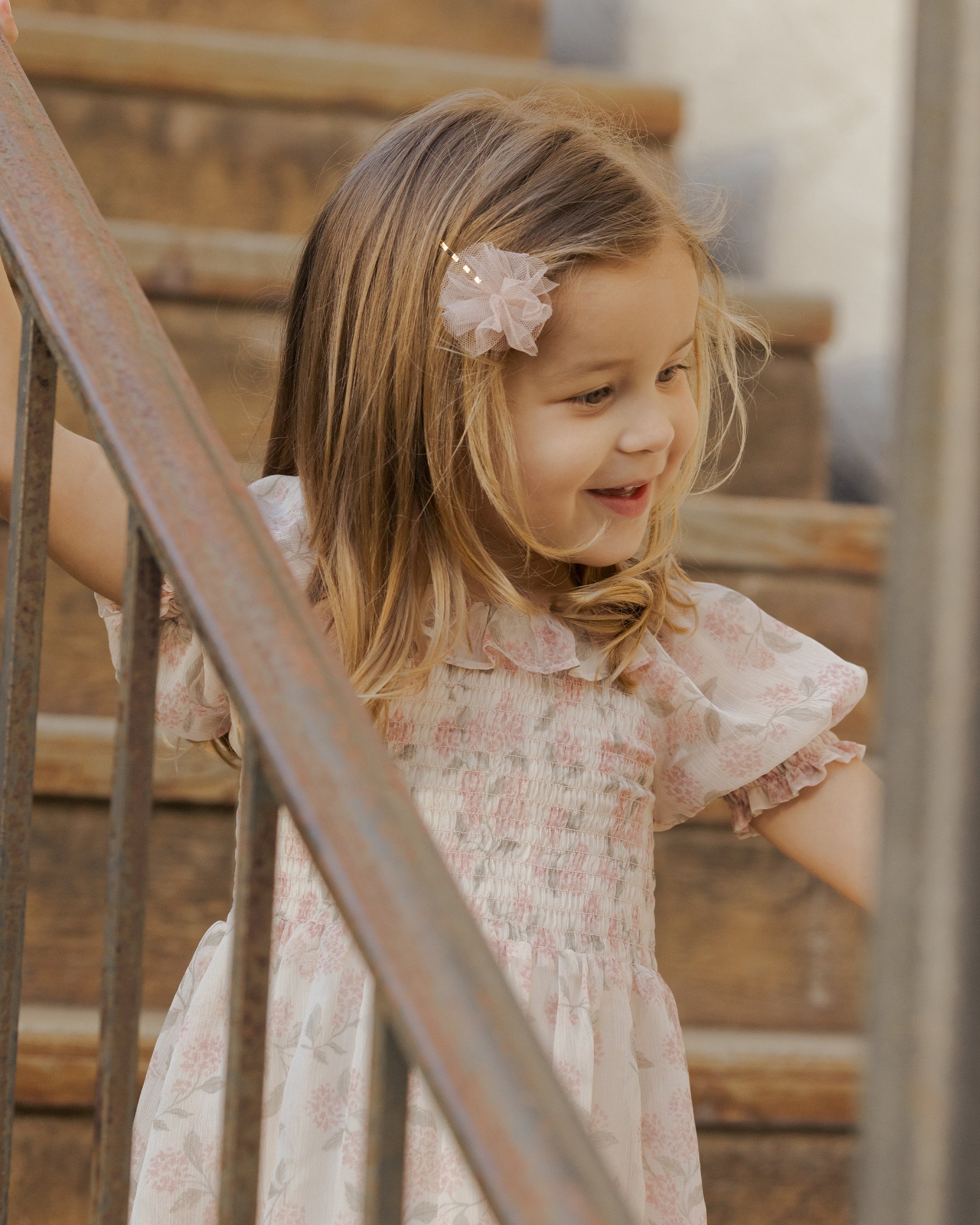Millie Dress || French Hydrangea - Rylee + Cru | Kids Clothes | Trendy Baby Clothes | Modern Infant Outfits |