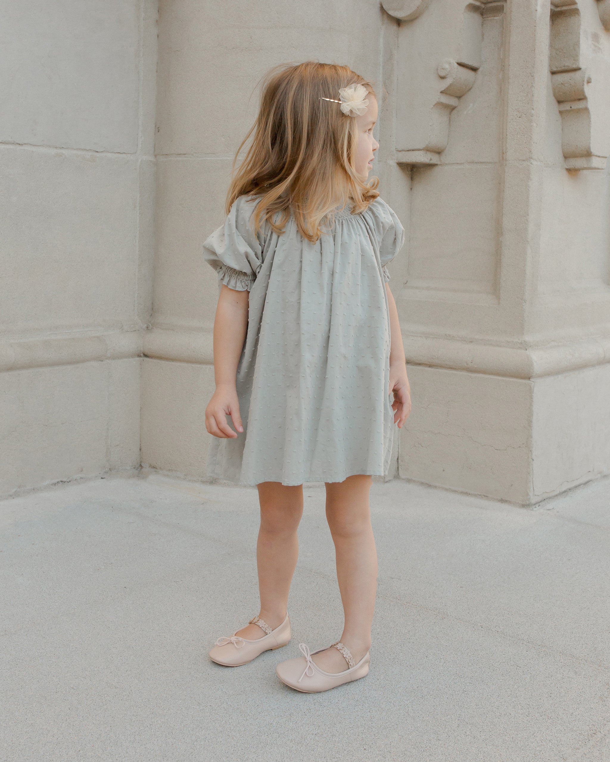 Maddie Dress || Sky - Rylee + Cru | Kids Clothes | Trendy Baby Clothes | Modern Infant Outfits |