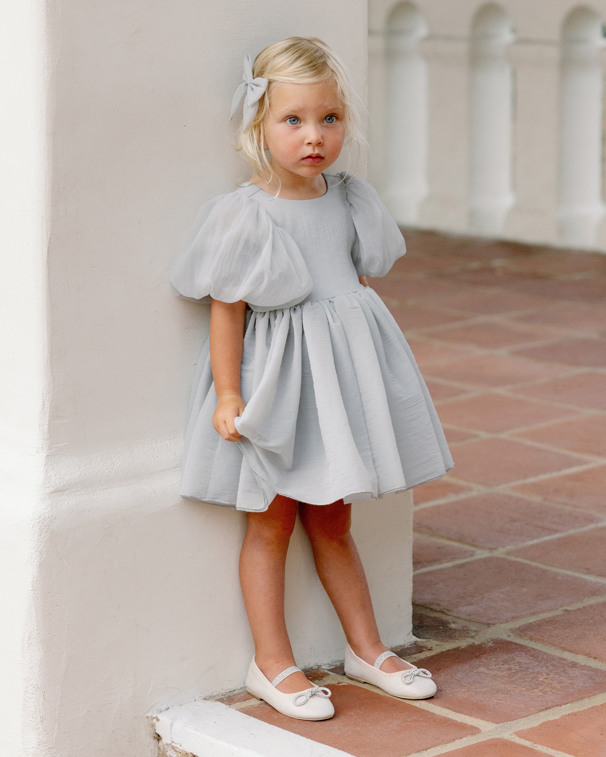 Sofia Dress Powder Blue – Noralee - Main Image