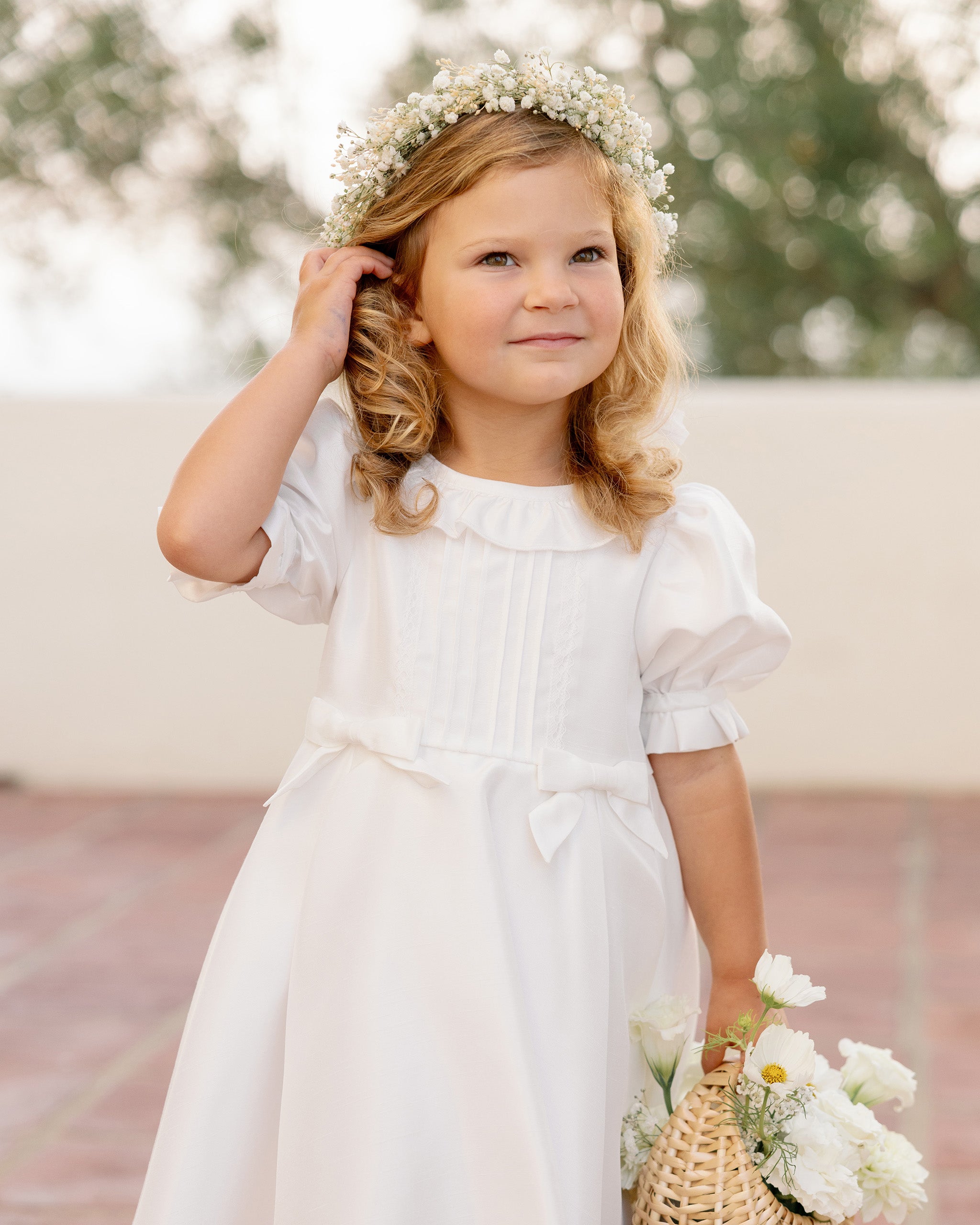 Evelyn Dress White – Noralee