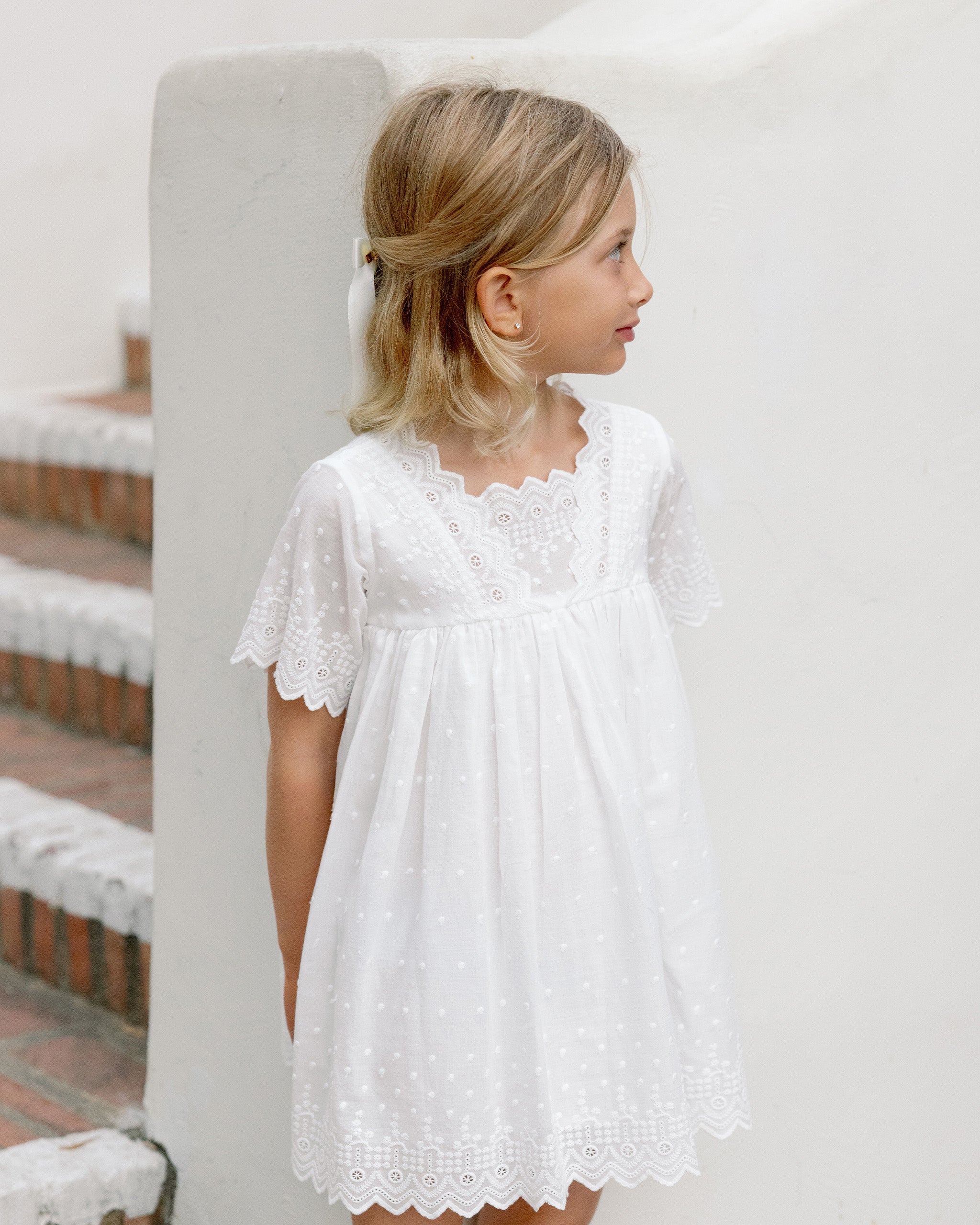Eleanor Dress White – Noralee