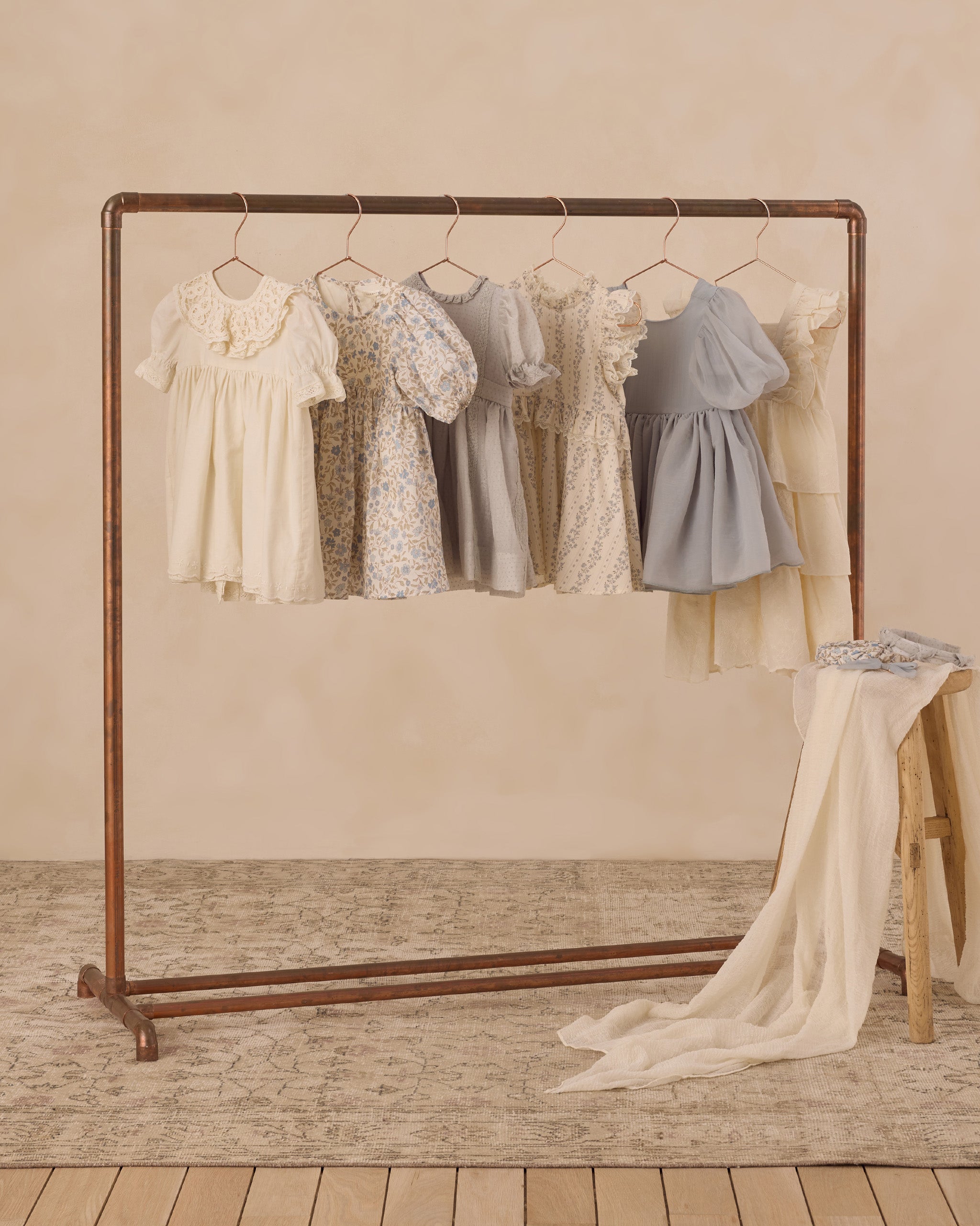 apolina NOEMIE DRESS-PALE PEAR 18-24M Dress NOEMIE apolina Wylder