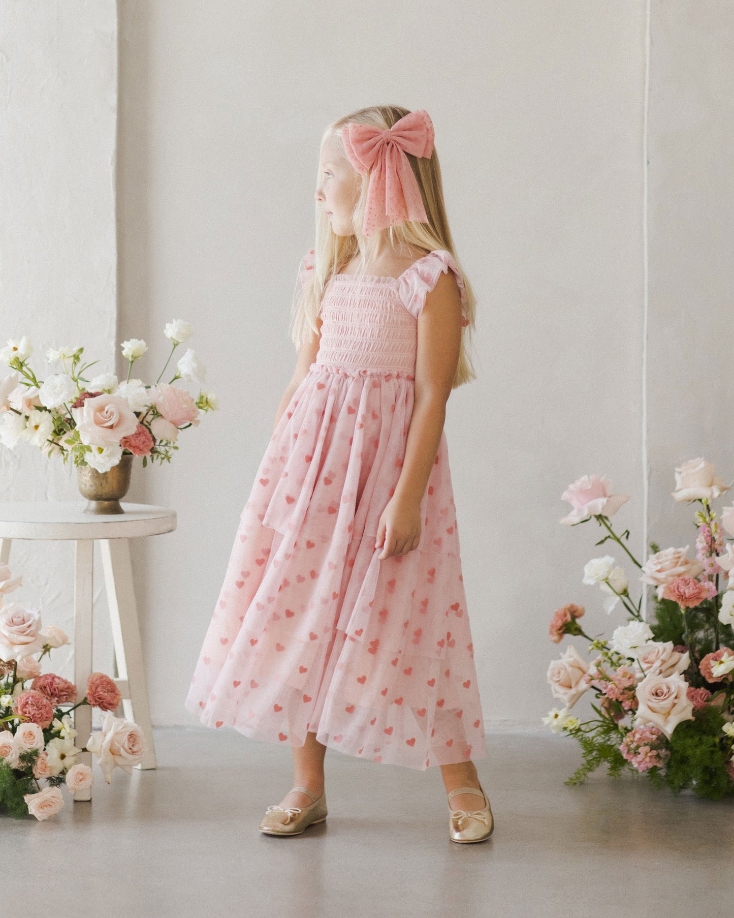 Valentina Dress | Bubblegum Hearts