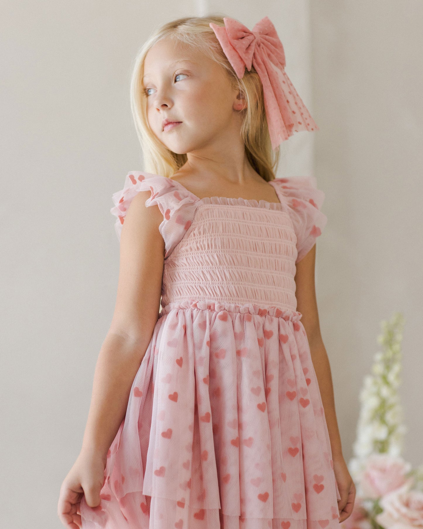 Valentina Dress | Bubblegum Hearts