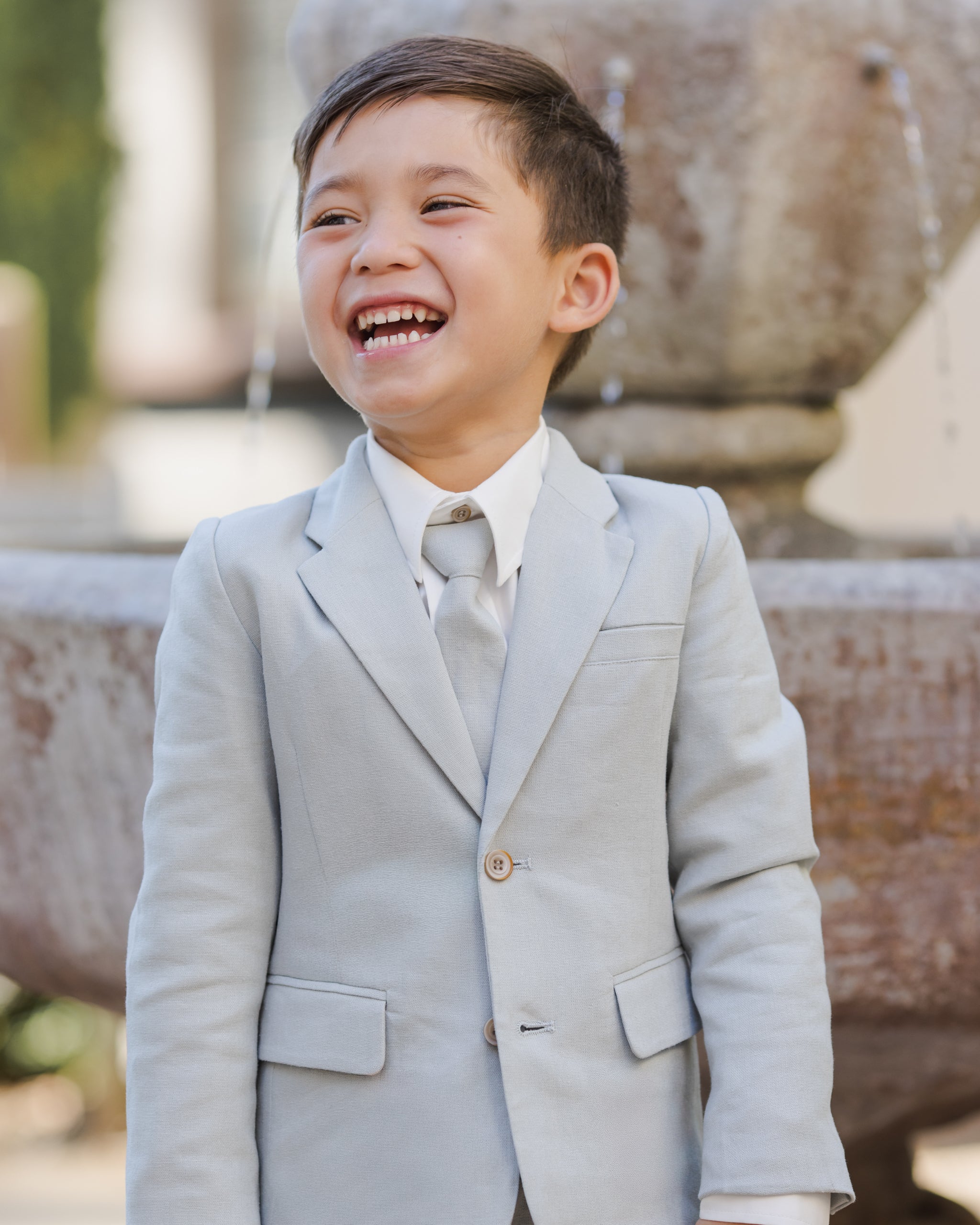 Sebastian Blazer Heathered Mist - Rylee + Cru | Kids Clothes | Trendy Baby Clothes | Modern Infant Outfits |