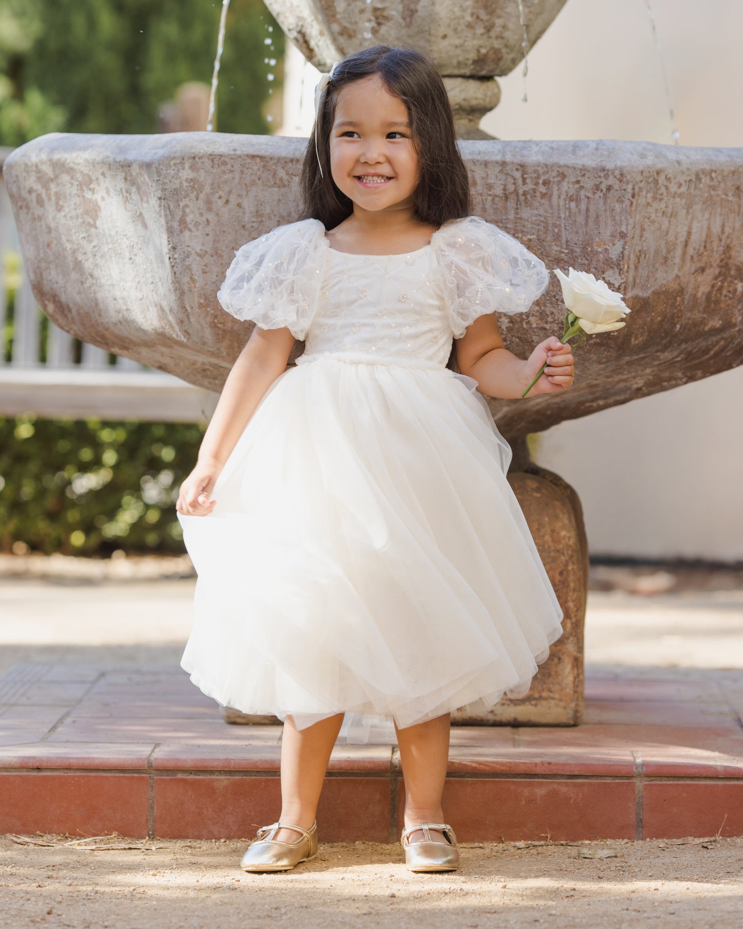 Dorothy Dress Ivory - Rylee + Cru | Kids Clothes | Trendy Baby Clothes | Modern Infant Outfits |