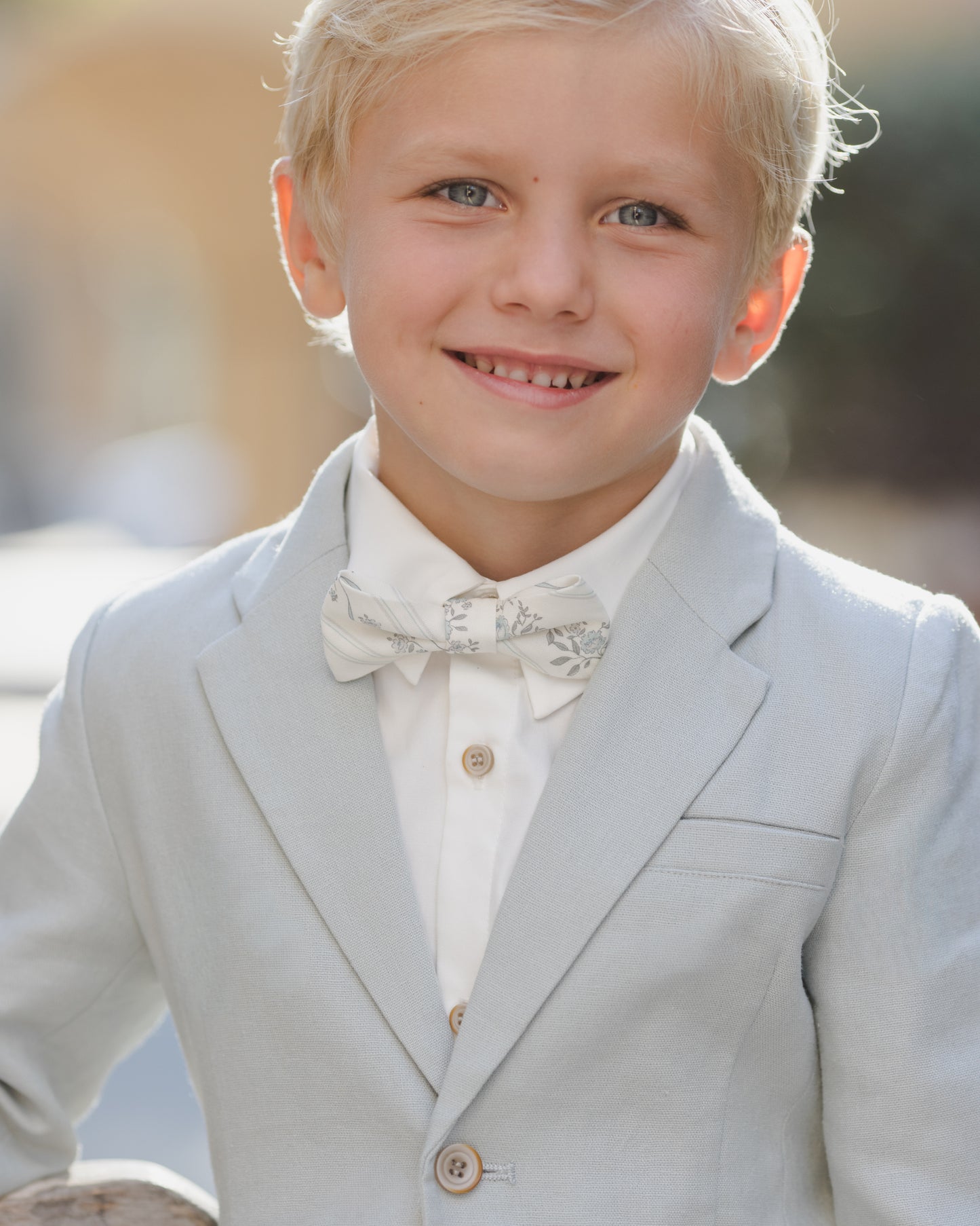 Bow Tie French Floral Stripe - Rylee + Cru | Kids Clothes | Trendy Baby Clothes | Modern Infant Outfits |