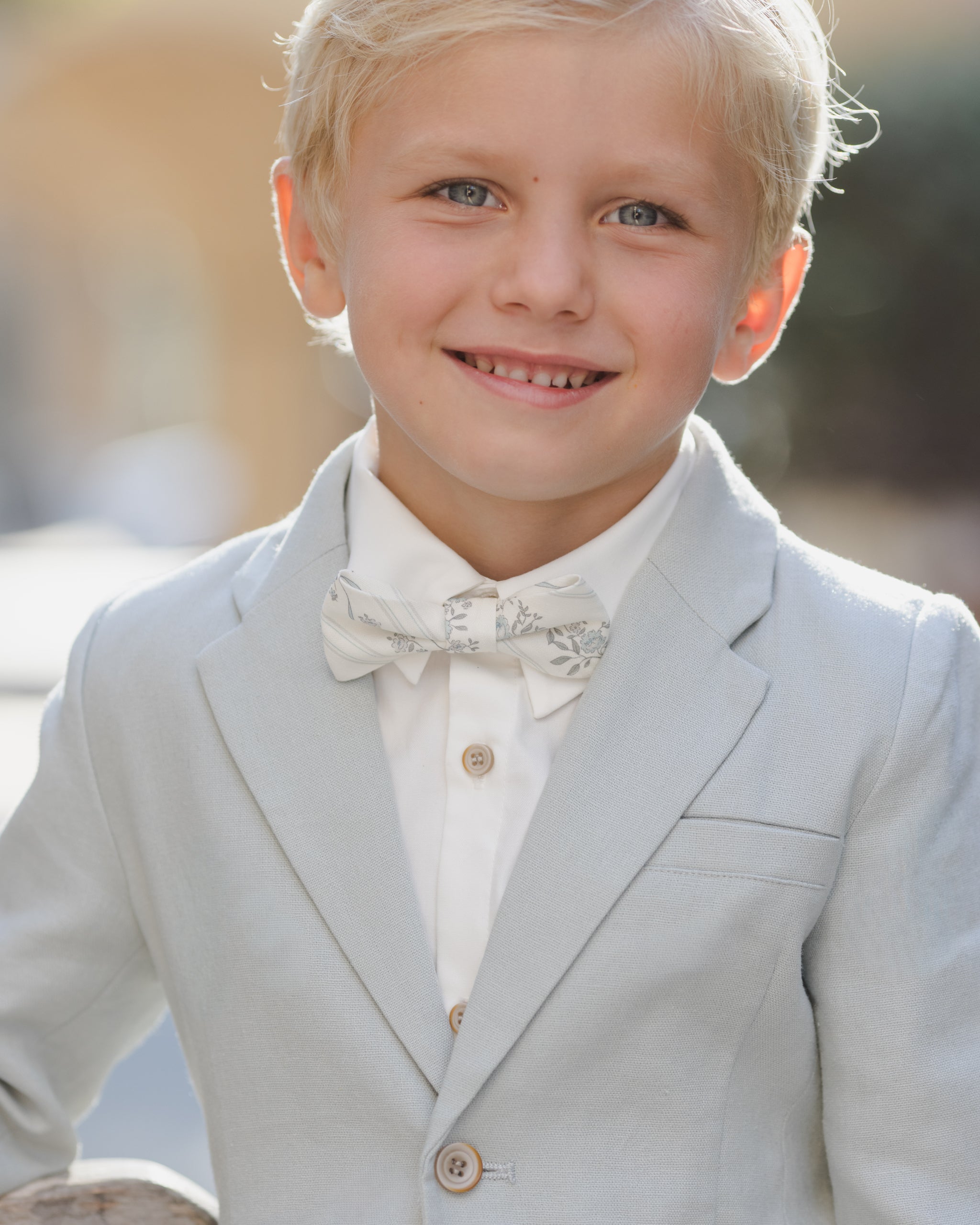 Bow Tie French Floral Stripe - Rylee + Cru | Kids Clothes | Trendy Baby Clothes | Modern Infant Outfits |