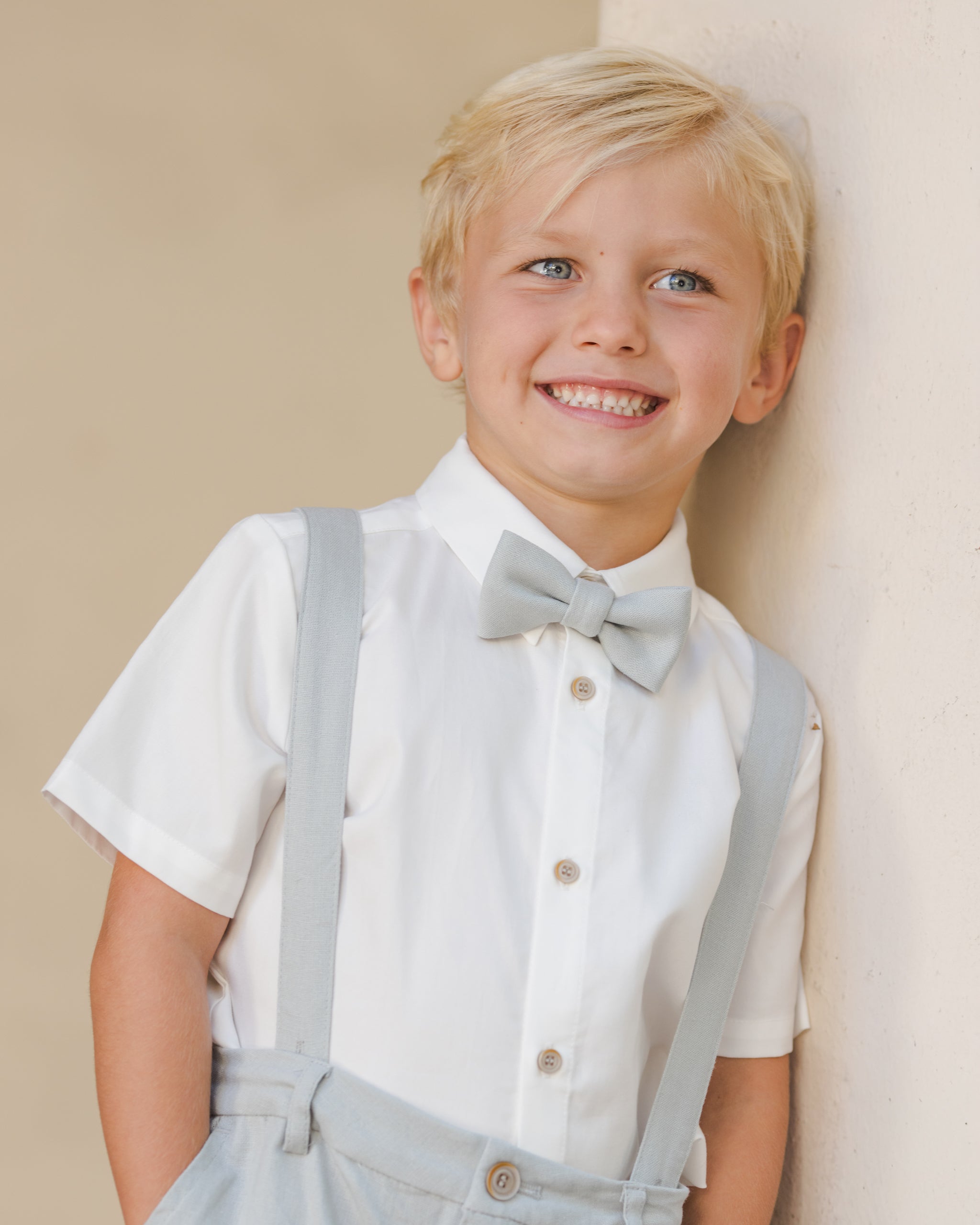 Atlas Shirt White - Rylee + Cru | Kids Clothes | Trendy Baby Clothes | Modern Infant Outfits |