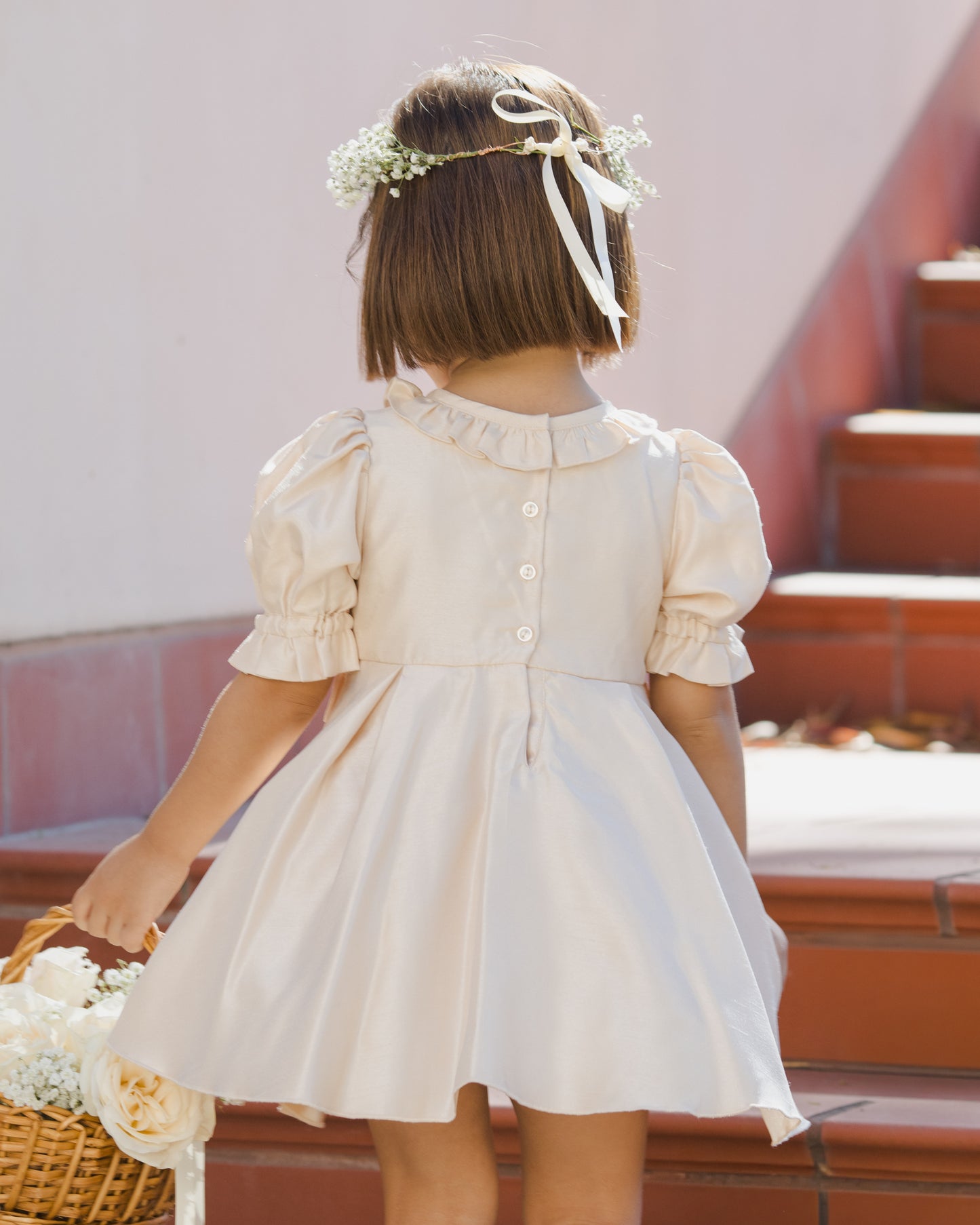 Evelyn Dress Pearl - Rylee + Cru | Kids Clothes | Trendy Baby Clothes | Modern Infant Outfits |