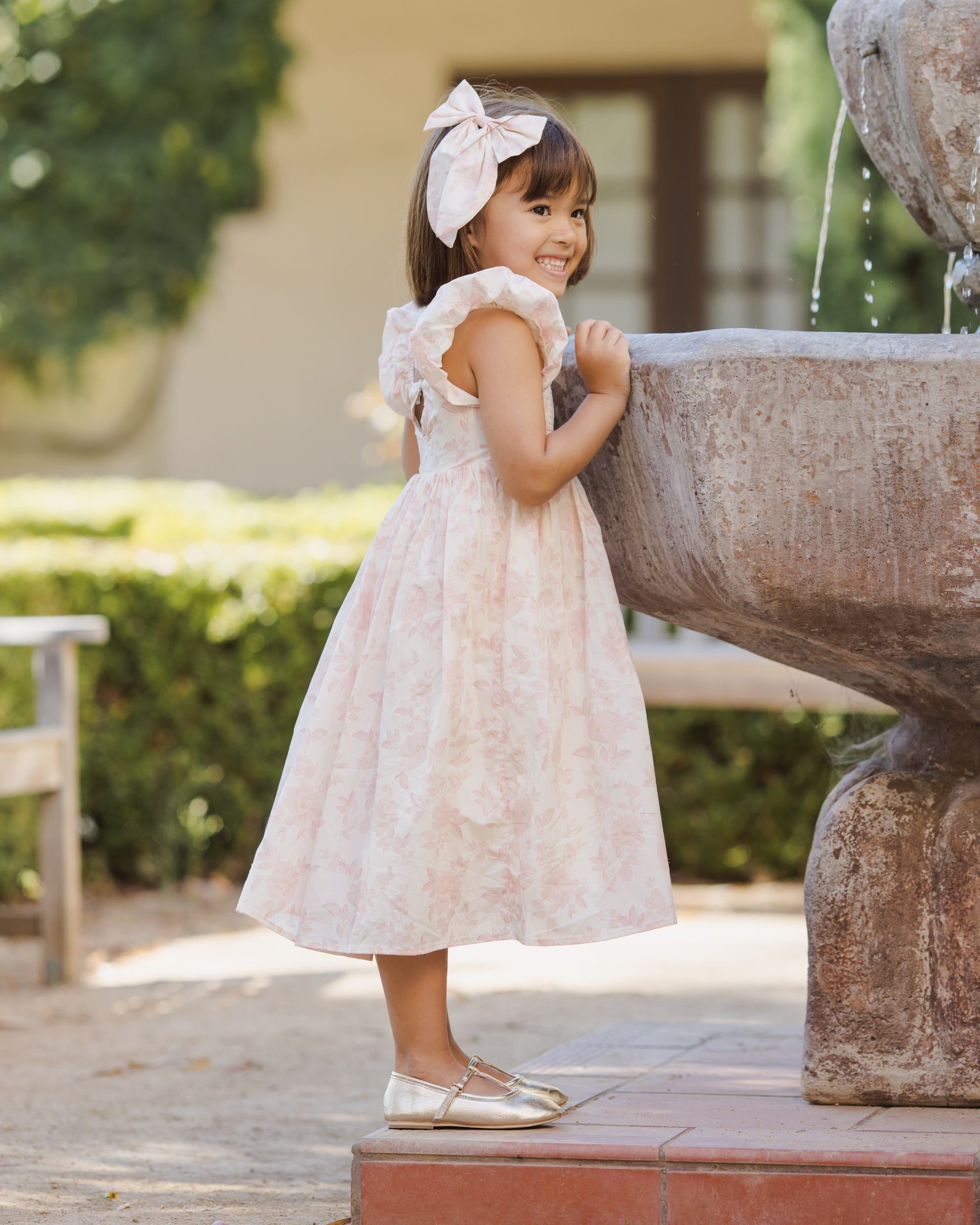 Hazel Dress Blush English Rose – Noralee