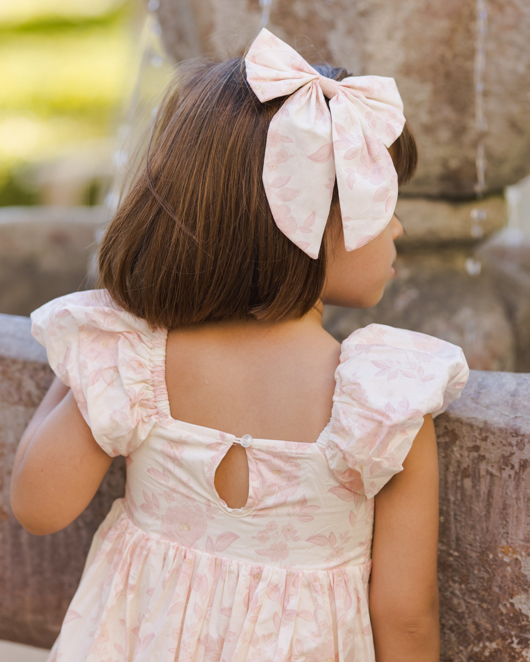 Hazel Dress Blush English Rose - Rylee + Cru | Kids Clothes | Trendy Baby Clothes | Modern Infant Outfits |