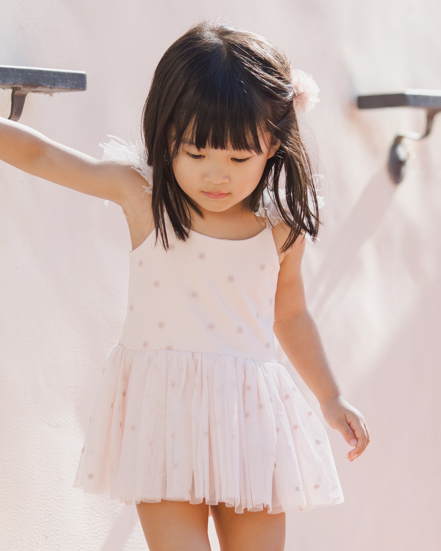 Pom Pom Pins Ivory, Pearl - Rylee + Cru | Kids Clothes | Trendy Baby Clothes | Modern Infant Outfits |