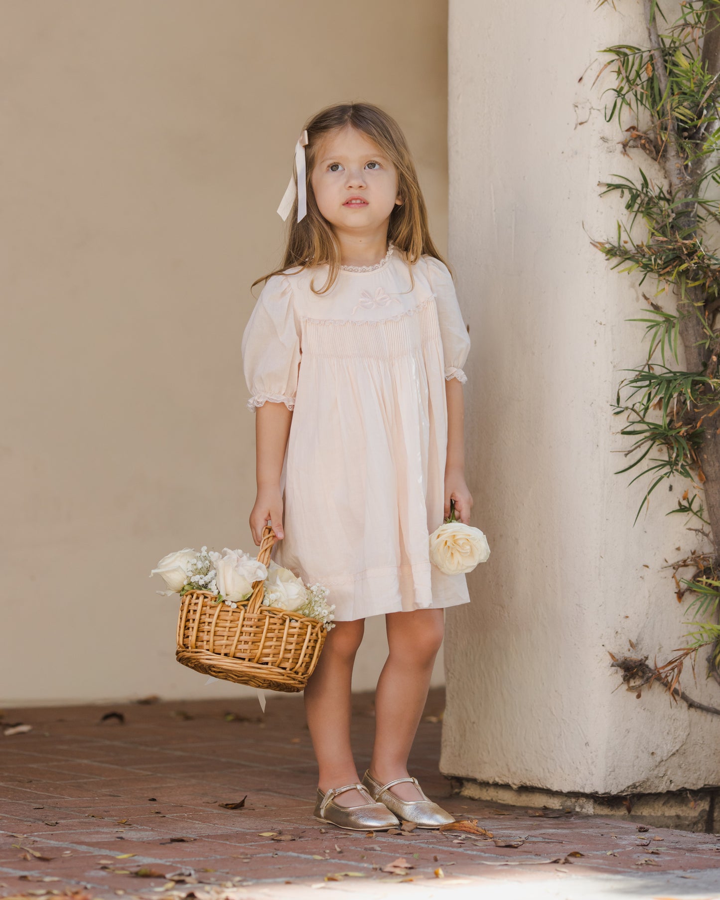 Penelope Dress Blush - Rylee + Cru | Kids Clothes | Trendy Baby Clothes | Modern Infant Outfits |