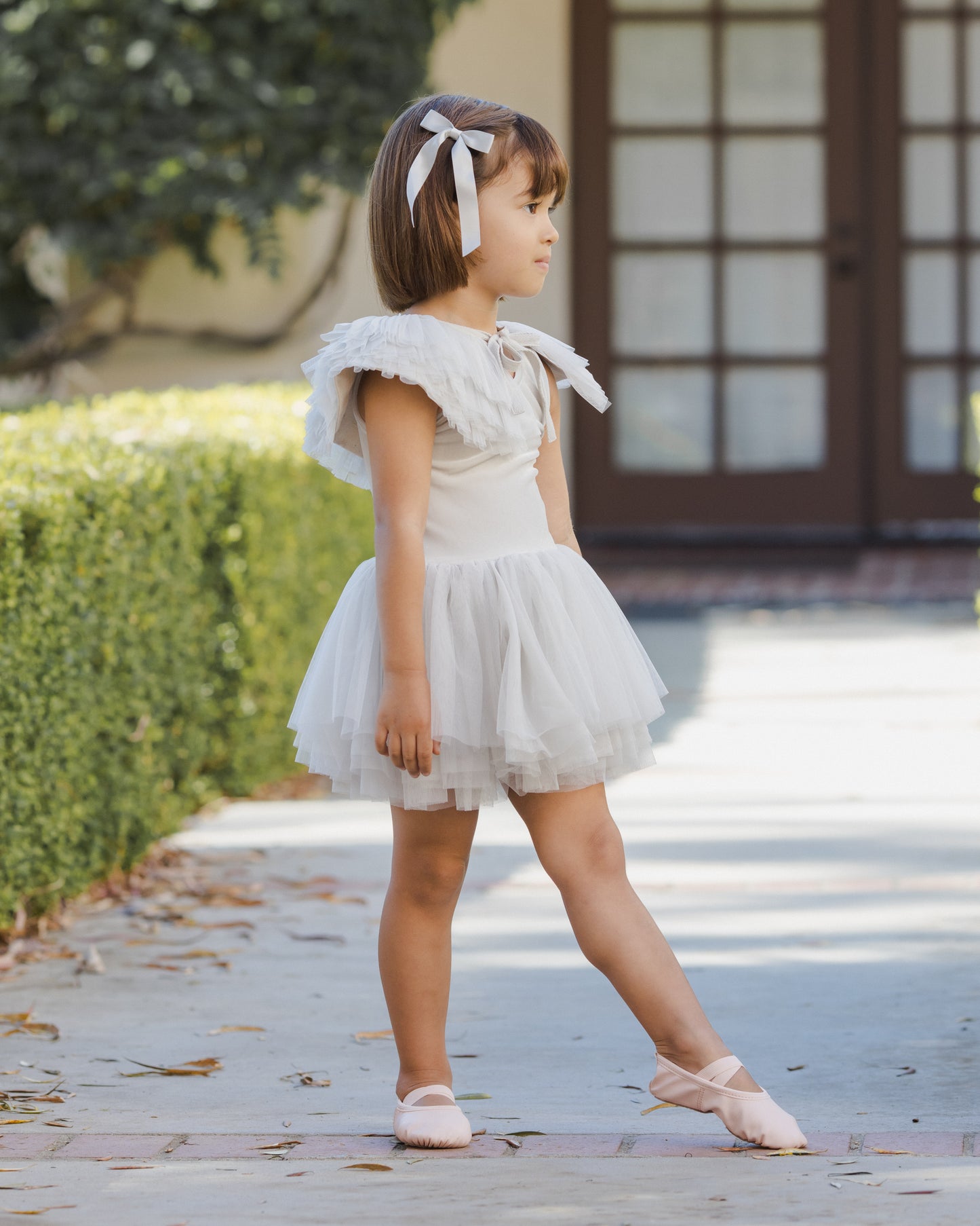 Ruffle Tulle Collar Mist - Rylee + Cru | Kids Clothes | Trendy Baby Clothes | Modern Infant Outfits |