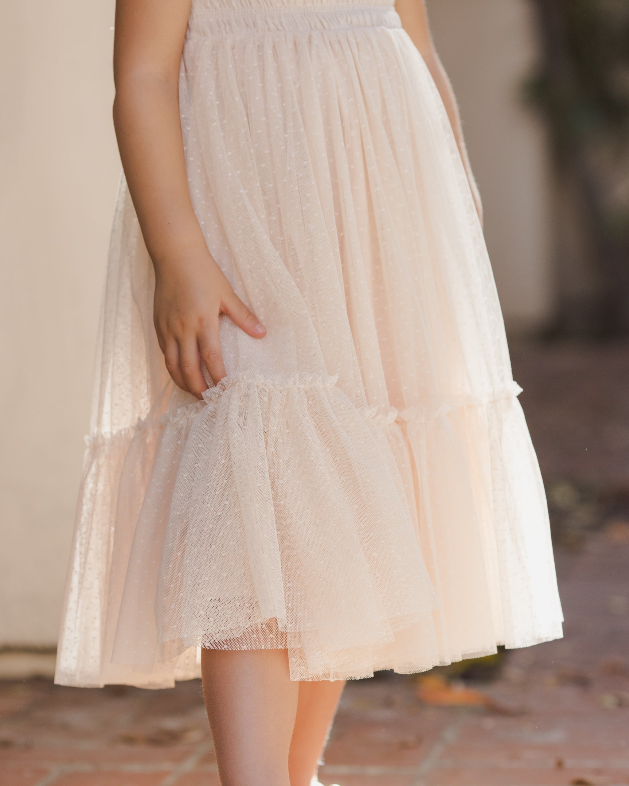 Clara Dress Pearl - Rylee + Cru | Kids Clothes | Trendy Baby Clothes | Modern Infant Outfits |