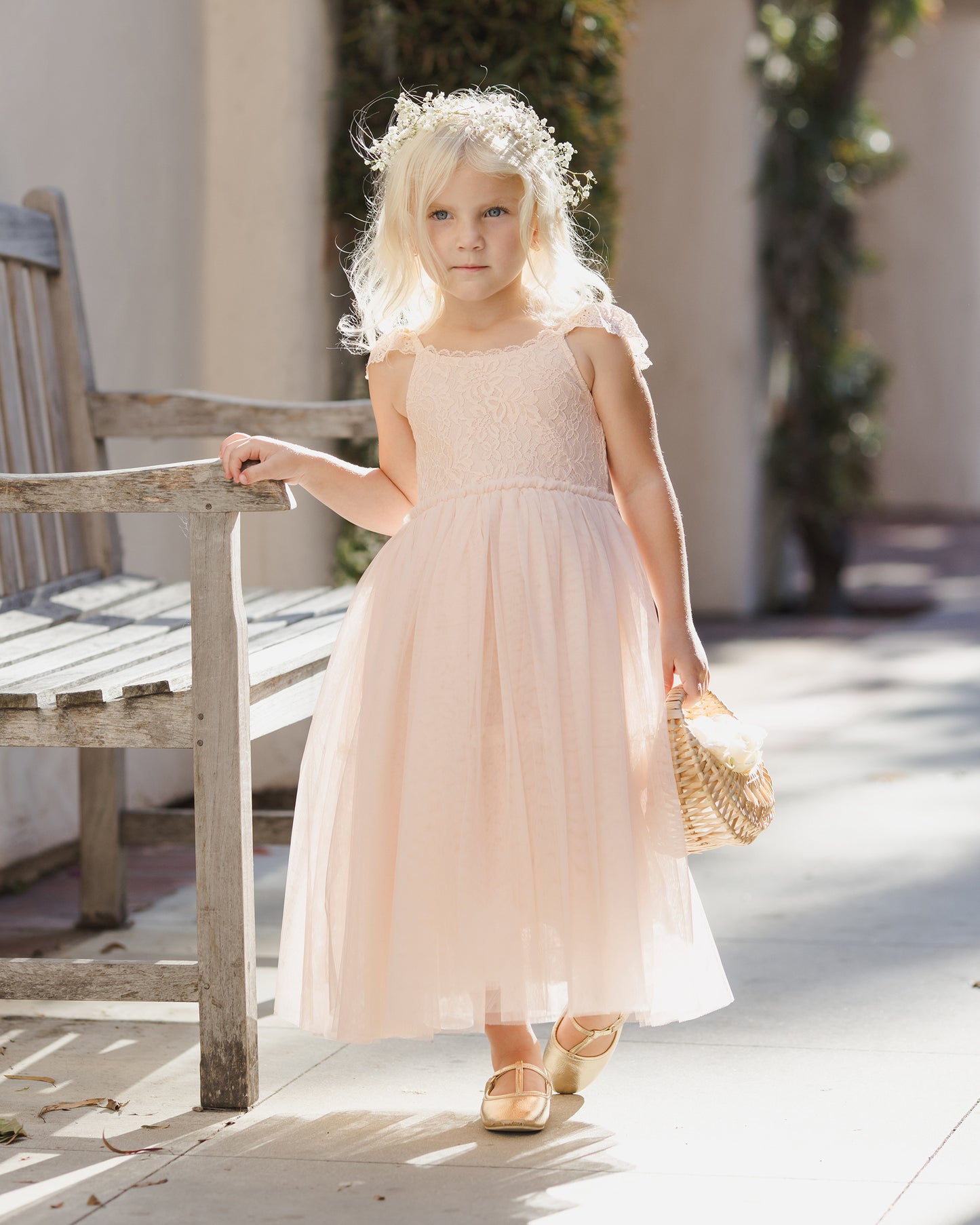 Camilla Dress Pearl - Rylee + Cru | Kids Clothes | Trendy Baby Clothes | Modern Infant Outfits |