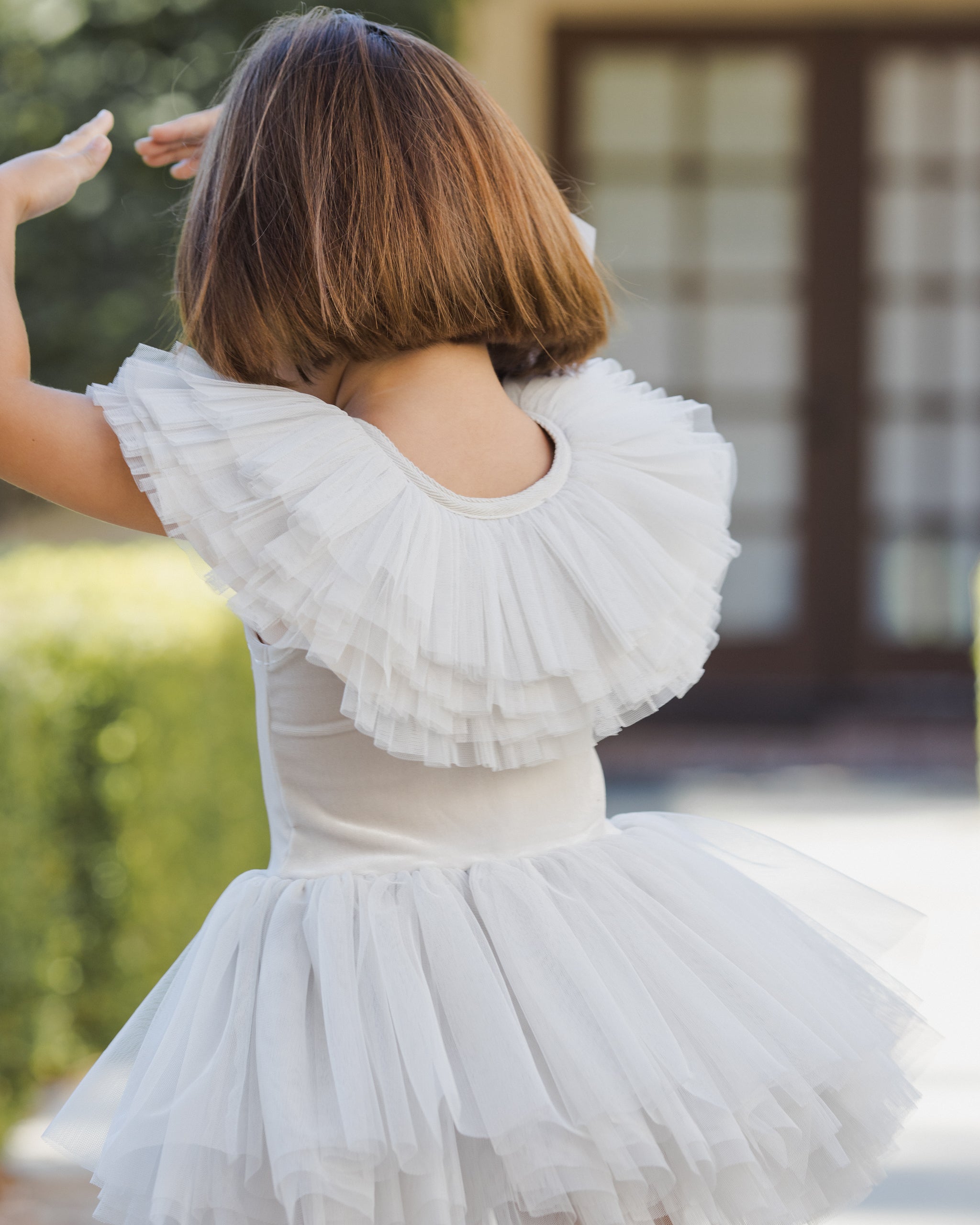Ruffle Tulle Collar Mist – Noralee
