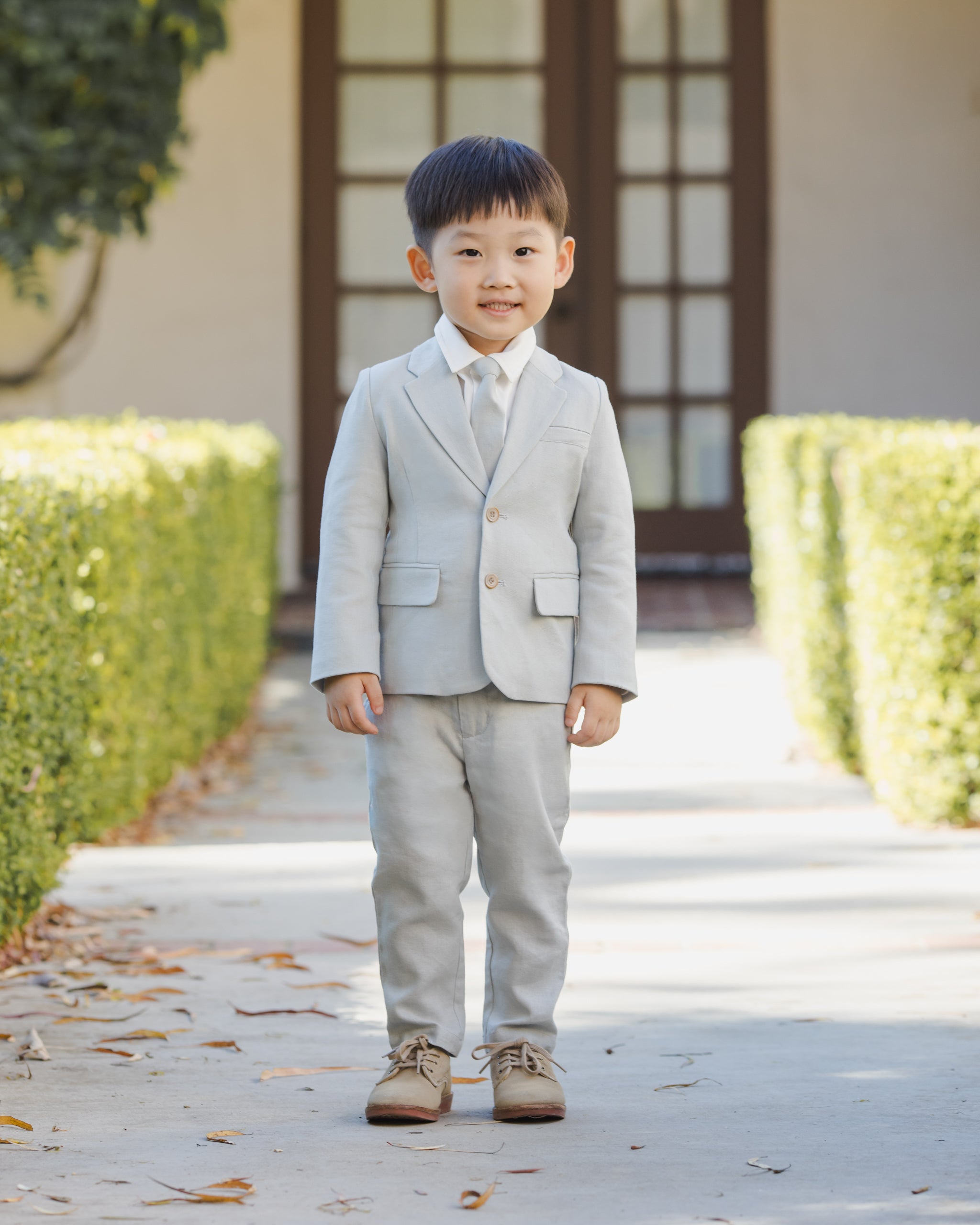 Skinny Tie Heathered Mist - Rylee + Cru | Kids Clothes | Trendy Baby Clothes | Modern Infant Outfits |