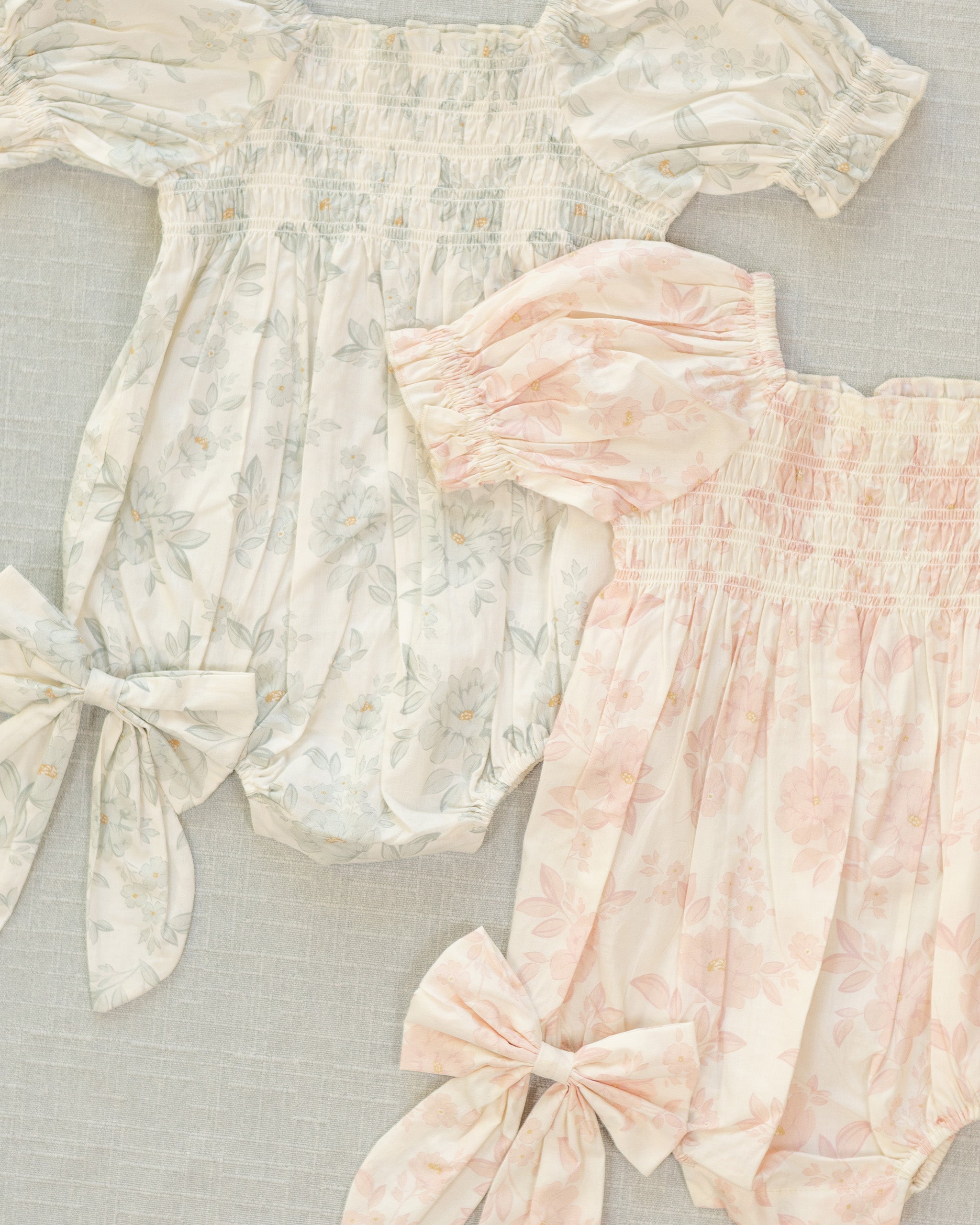 Hazel Romper Blush English Rose - Rylee + Cru | Kids Clothes | Trendy Baby Clothes | Modern Infant Outfits |