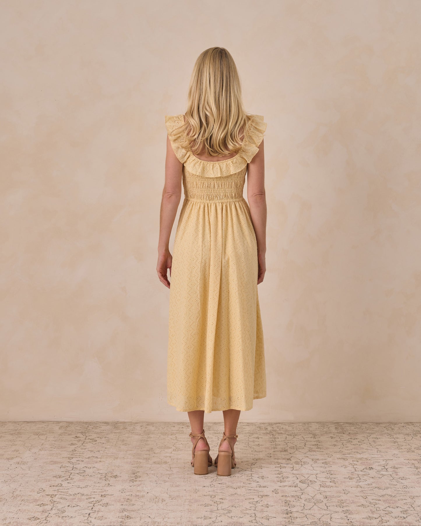 Women's Stella Dress Lemon - Rylee + Cru | Kids Clothes | Trendy Baby Clothes | Modern Infant Outfits |