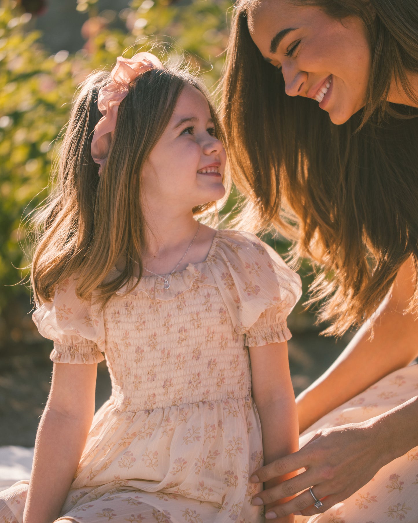 Petal Garden Necklace Mini White Gold - Rylee + Cru | Kids Clothes | Trendy Baby Clothes | Modern Infant Outfits |