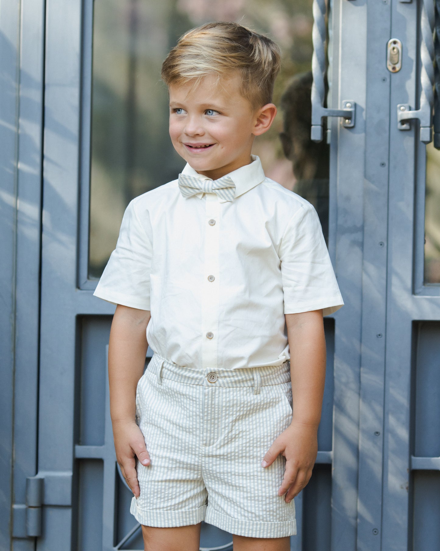 Atlas Shirt Ivory - Rylee + Cru | Kids Clothes | Trendy Baby Clothes | Modern Infant Outfits |