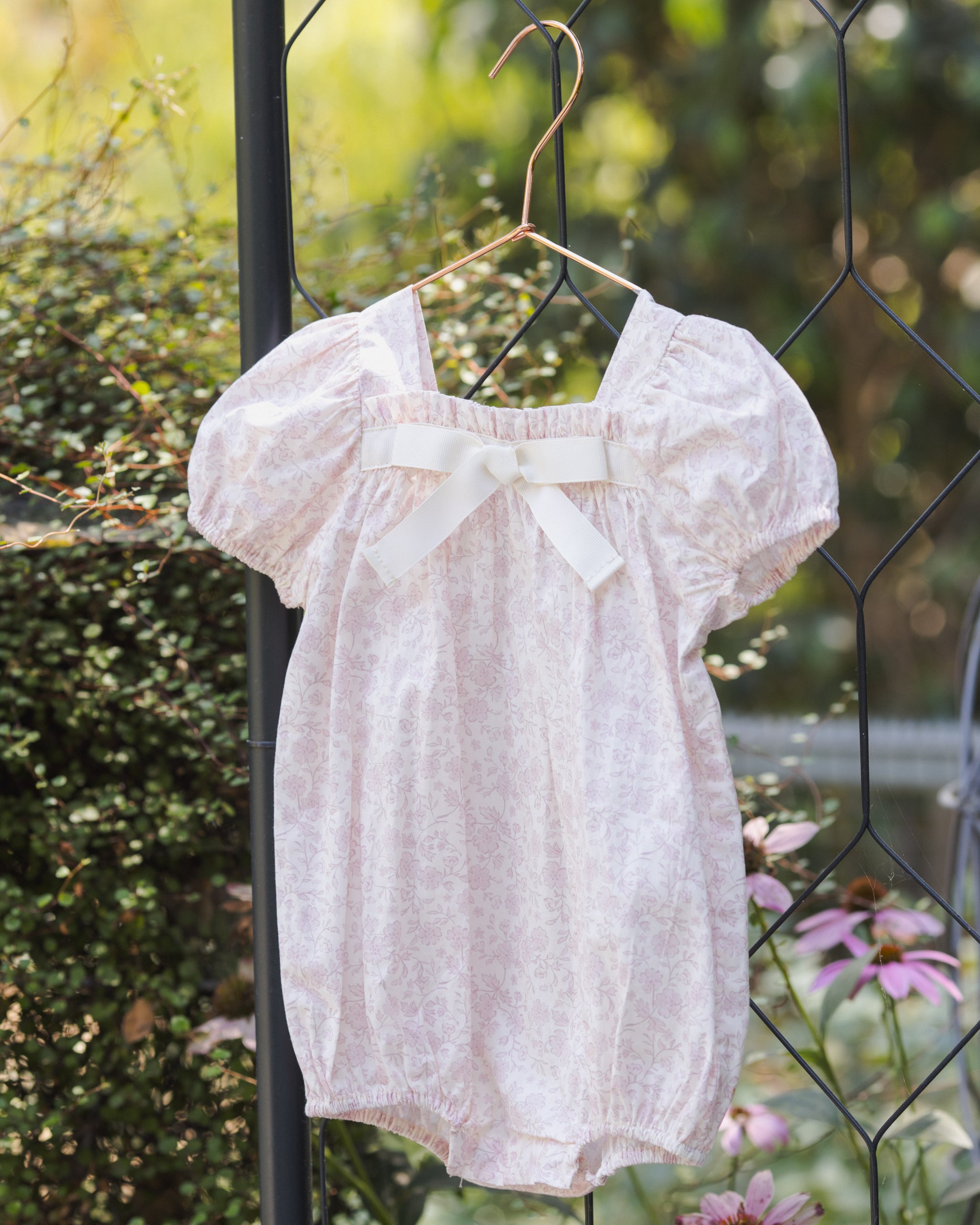 Lyla Romper Lavender Floral – Noralee Lyla Romper Lavender Floral – Noralee
