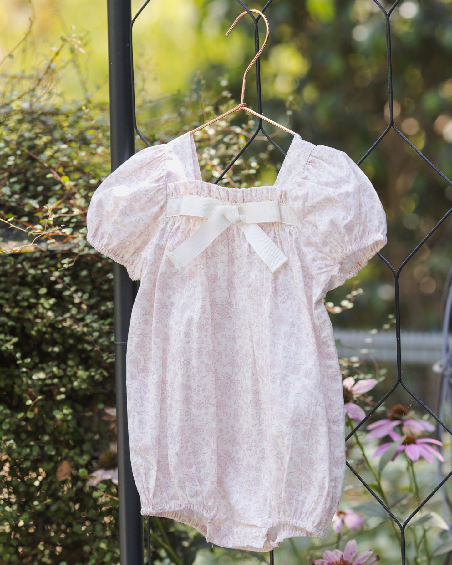 Lyla Romper Lavender Floral - Rylee + Cru | Kids Clothes | Trendy Baby Clothes | Modern Infant Outfits |