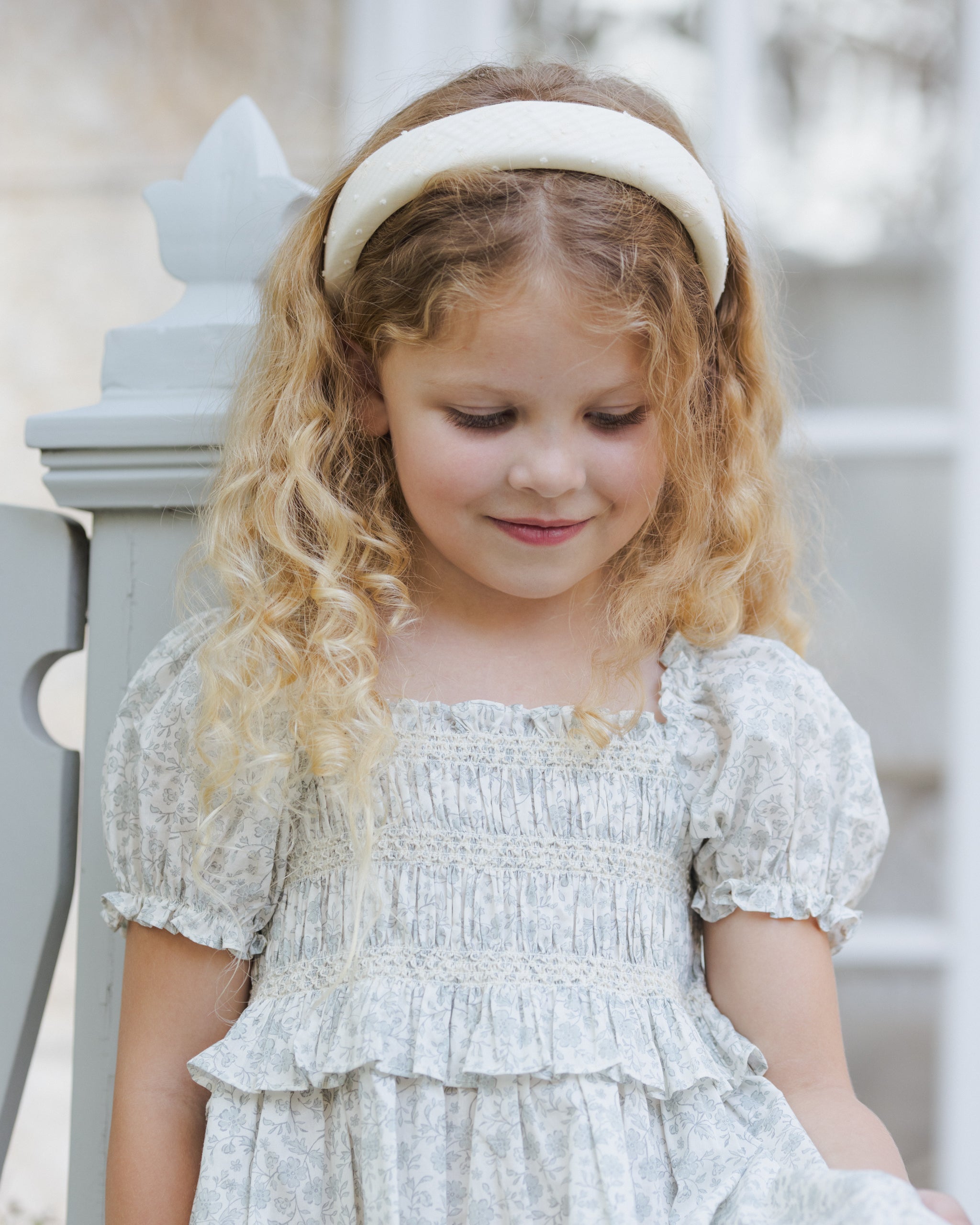 Olivia Dress Sky Floral - Rylee + Cru | Kids Clothes | Trendy Baby Clothes | Modern Infant Outfits |