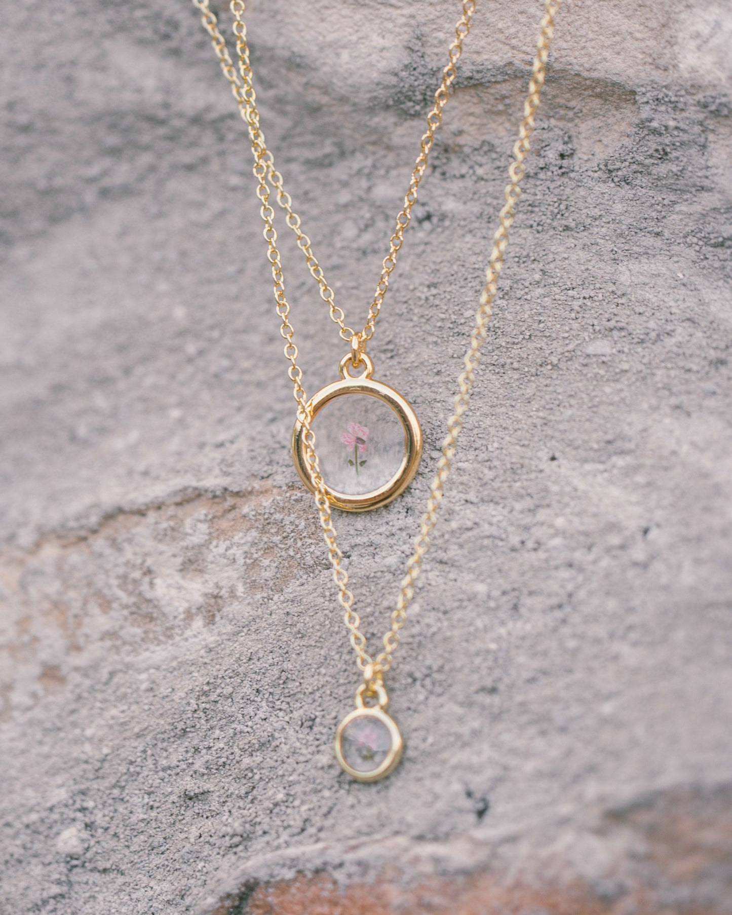 Petal Garden Necklace Mama + Mini Bundle Yellow Gold - Rylee + Cru | Kids Clothes | Trendy Baby Clothes | Modern Infant Outfits |
