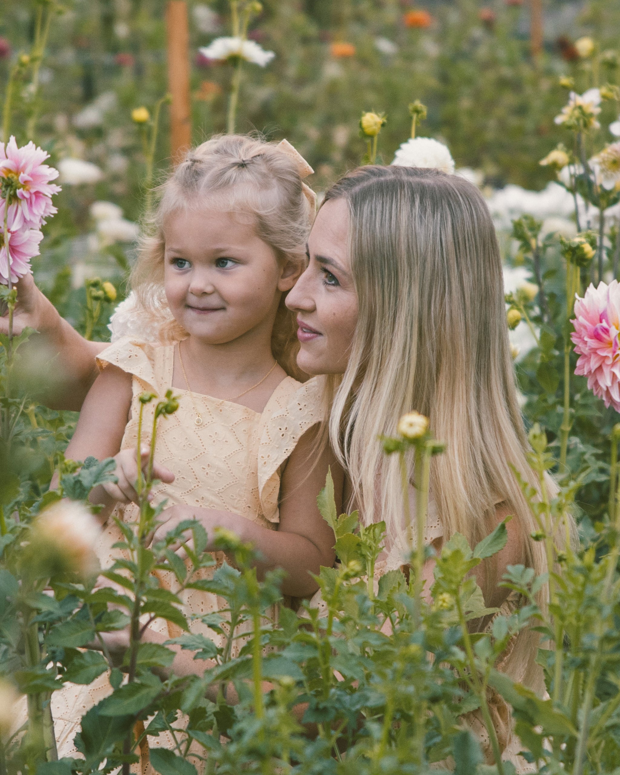Lemon Meadow Necklace Mini Yellow Gold - Rylee + Cru | Kids Clothes | Trendy Baby Clothes | Modern Infant Outfits |