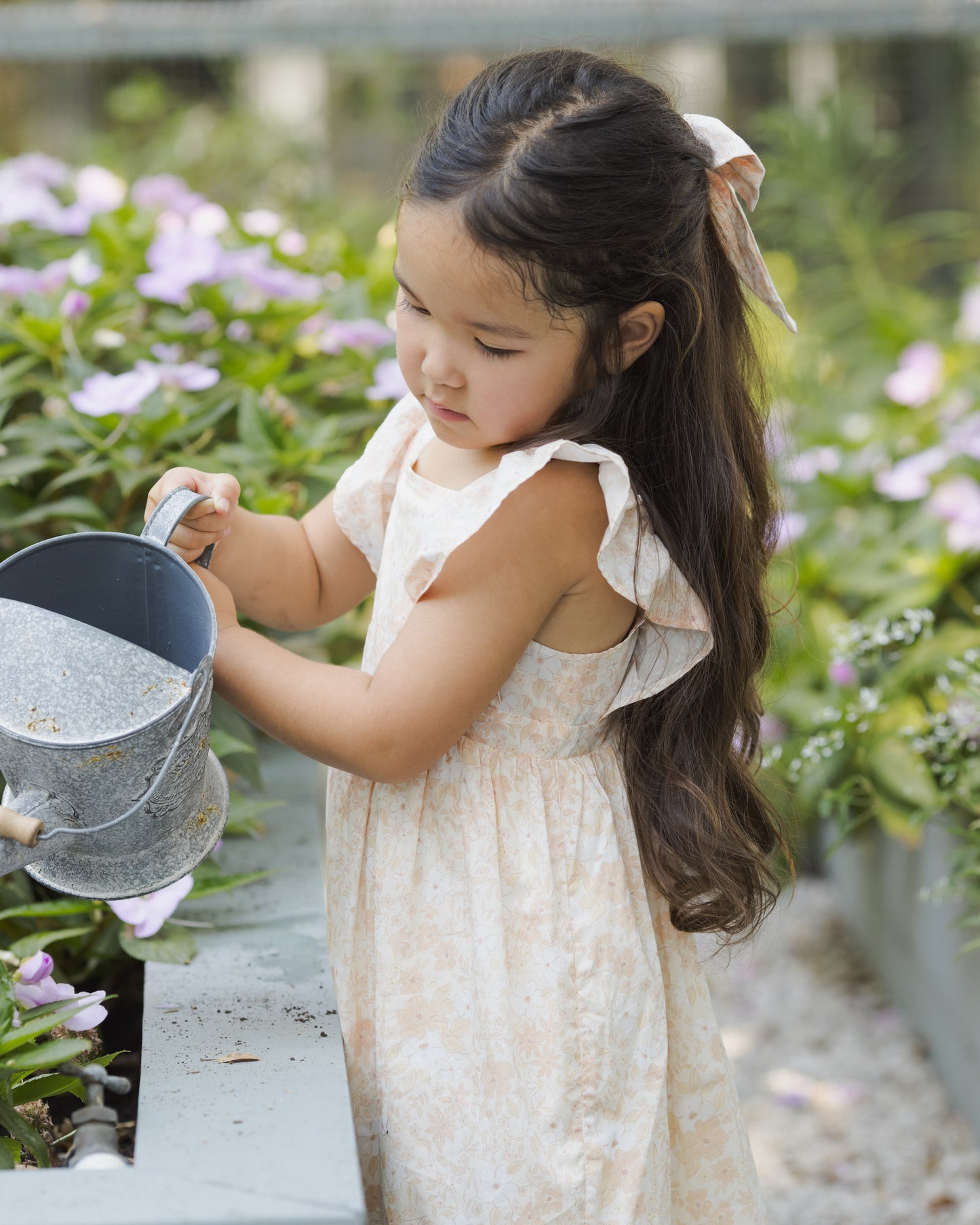 Lucy Dress Petal Garden - Rylee + Cru | Kids Clothes | Trendy Baby Clothes | Modern Infant Outfits |