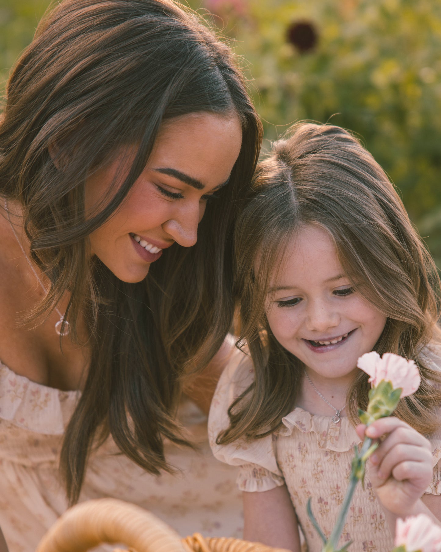 Petal Garden Necklace Mini White Gold - Rylee + Cru | Kids Clothes | Trendy Baby Clothes | Modern Infant Outfits |